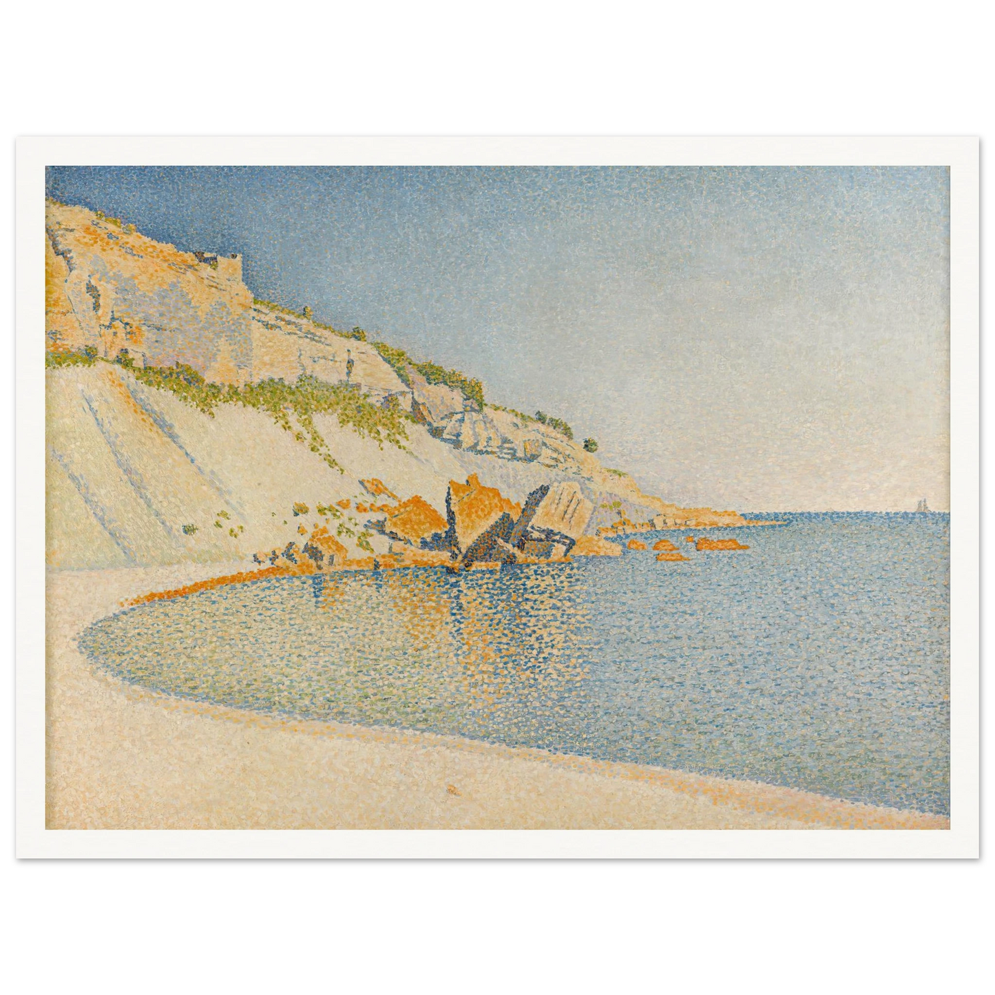 Cassis, Cap Lombard, Opus 196 Art Print | Paul Signac-Quipham Collections