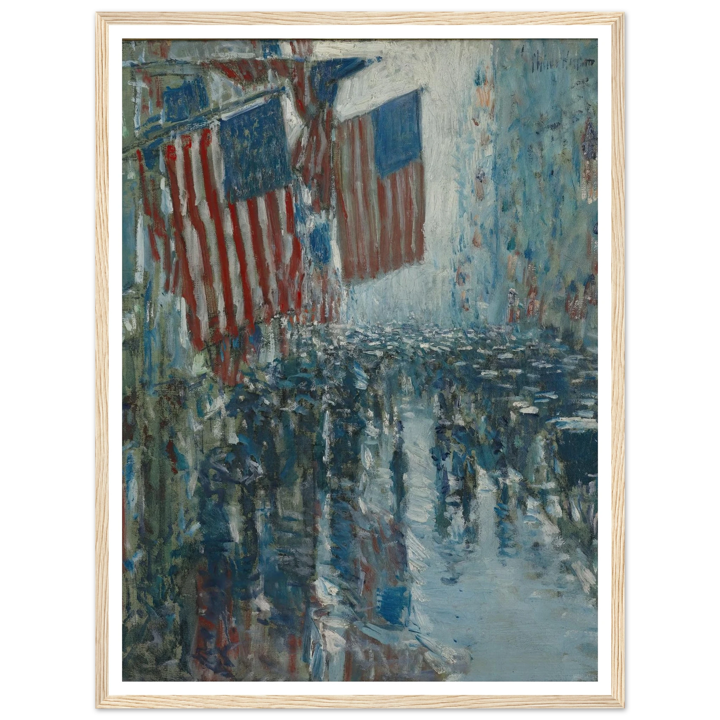 Rainy Day, Fifth Avenue (1916) Art Print | Childe Hassam-Quipham Collections
