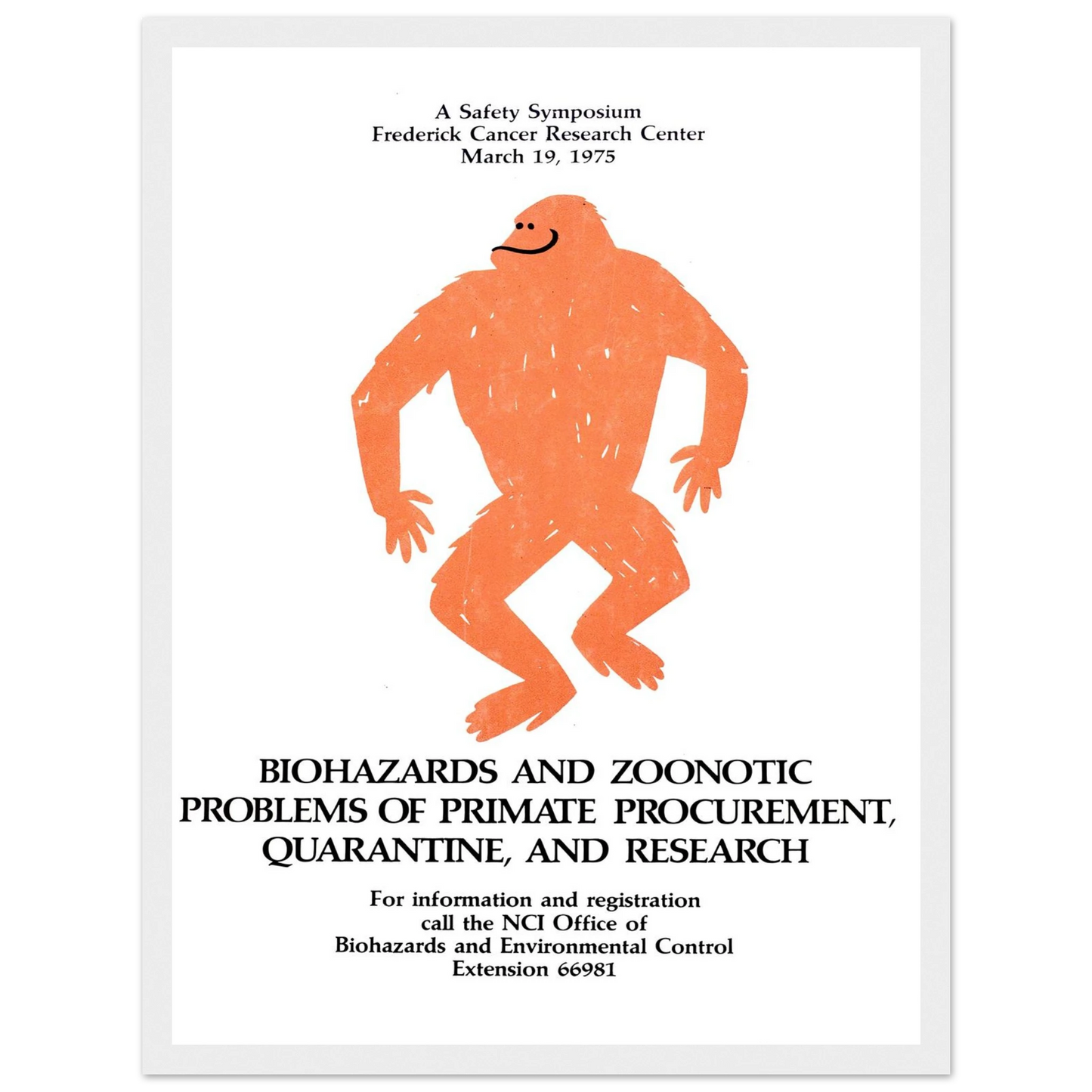 Biohazards and zoonotic problems of primate procurement, quarantine, and research (1975) Art Print | National Institutes of Health-Quipham Collections