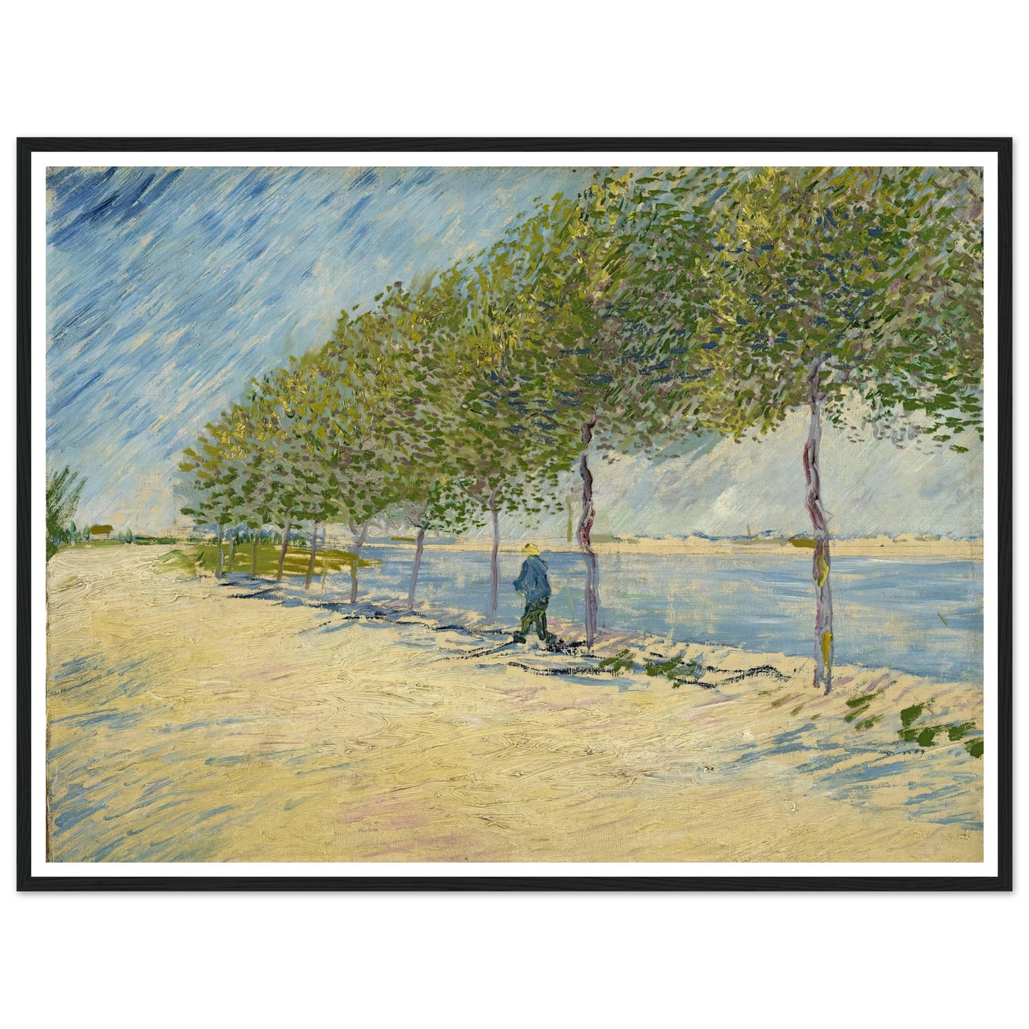 Along the Seine (1887) Art Print | Vincent van Gogh-Quipham Collections