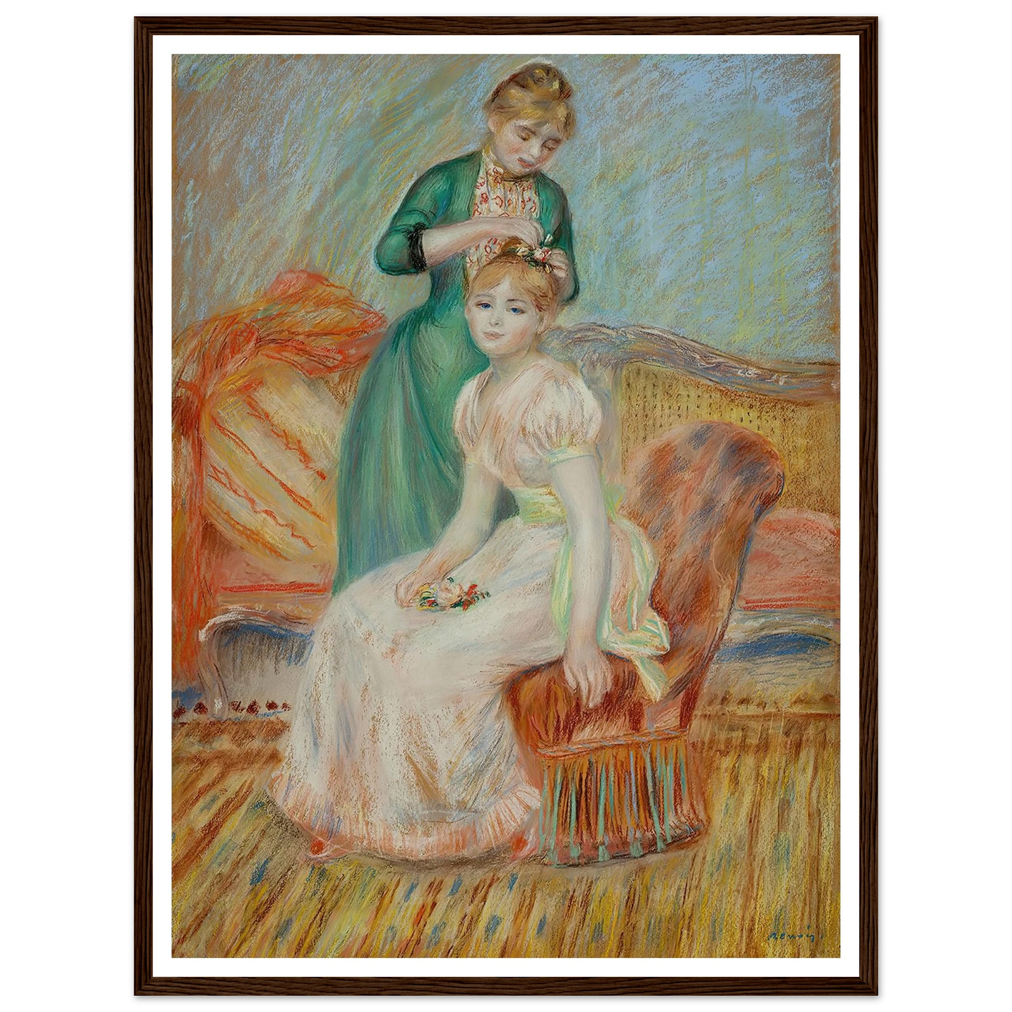 La Toilette (1889) Art Print | Pierre Auguste Renoir-Quipham Collections