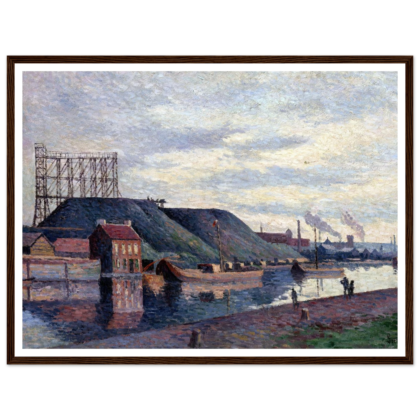 Les terrils de Sacré Madame (1897) Art Print | Maximilien Luce-Quipham Collections