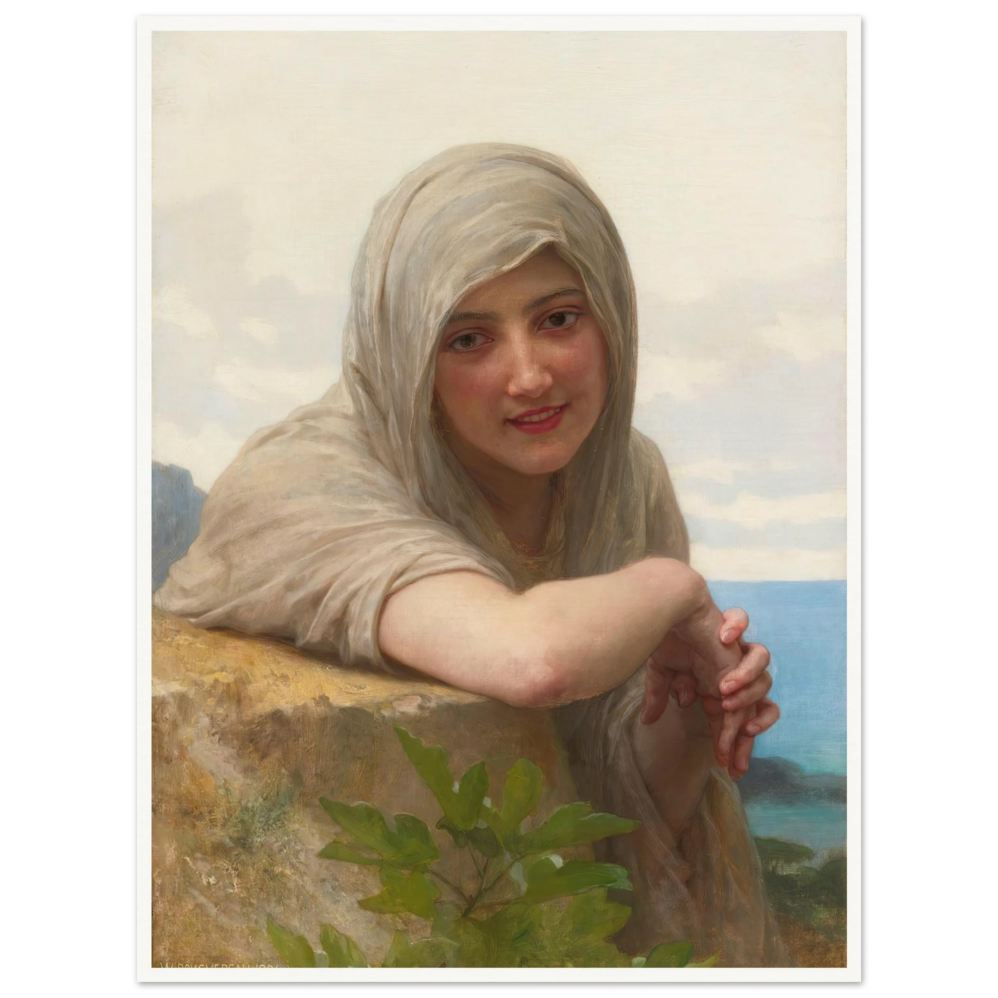 Souvenir (1894) Art Print | William Bouguereau-Quipham Collections
