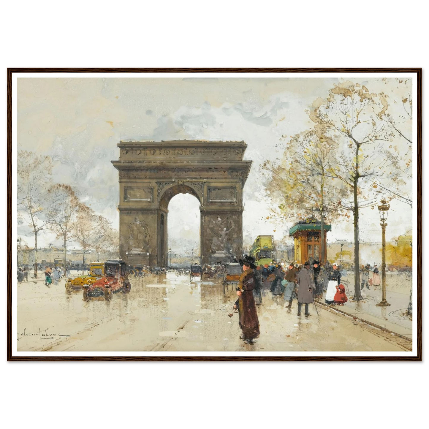 L’arc De Triomphe Art Print | Eugene Galien Laloue-Quipham Collections