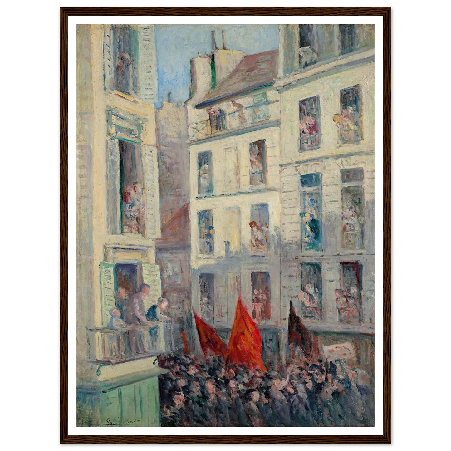 Le Front populaire (1936) Art Print | Maximilien Luce-Quipham Collections