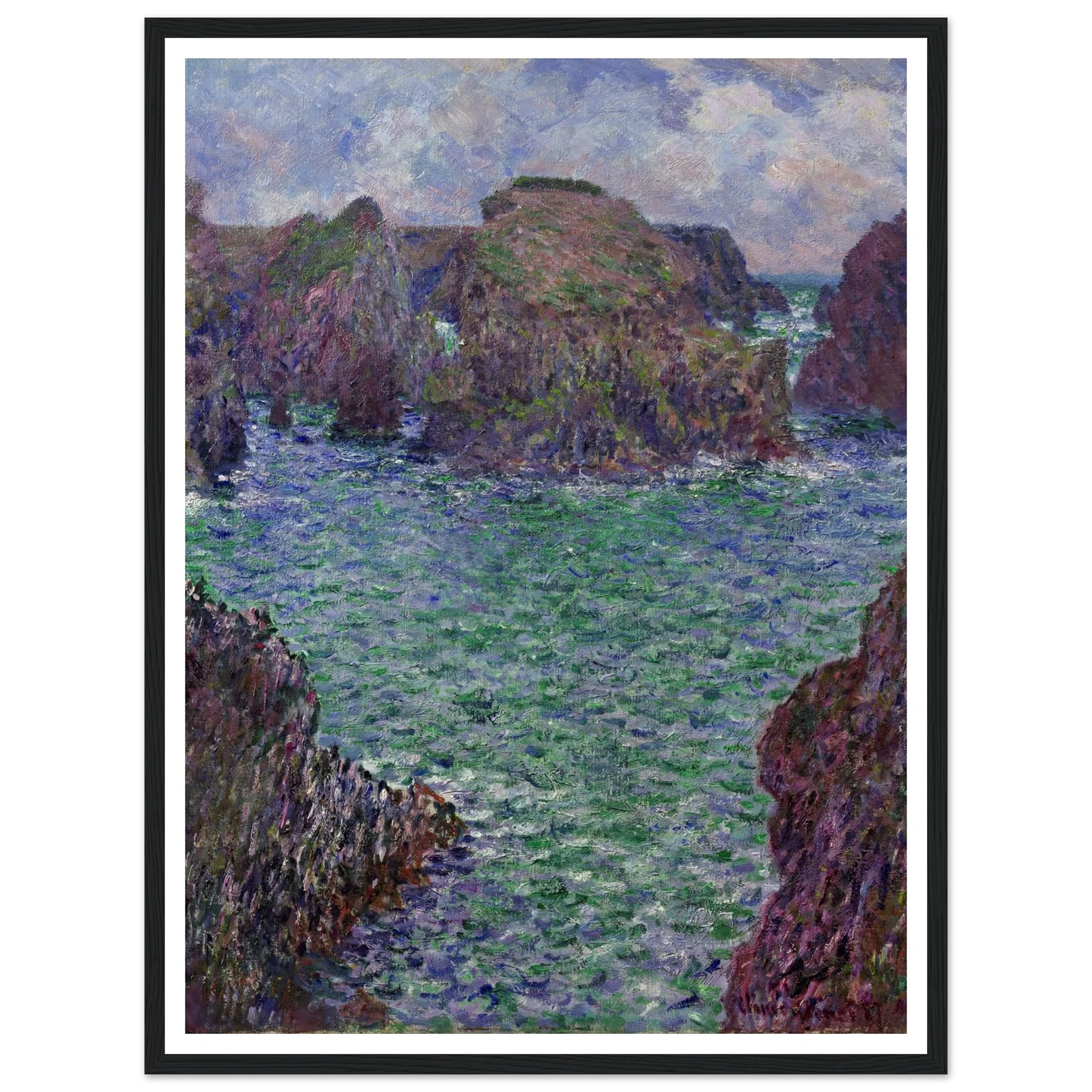 Port-Goulphar, Belle-Île (1887) Art Print | Claude Monet-Quipham Collections