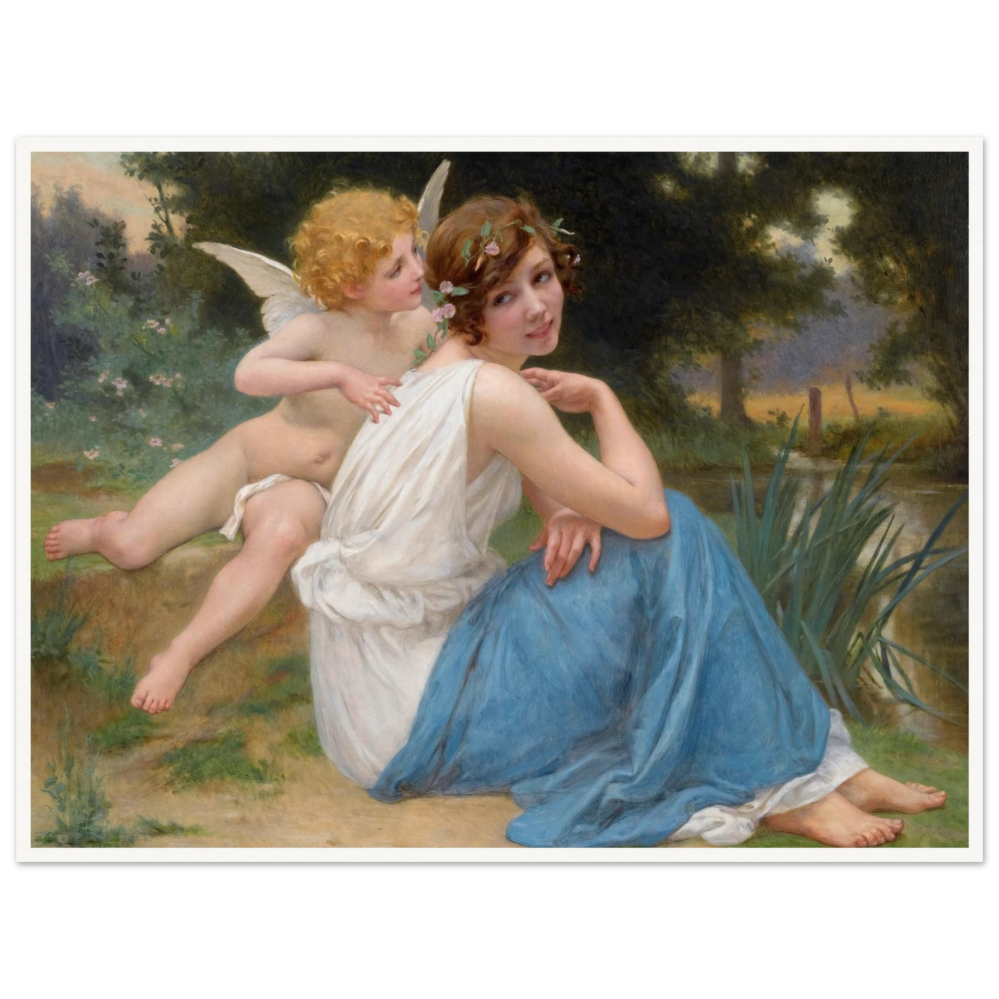 Cupid and Psyche Art Print | Guillaume Seignac-Quipham Collections