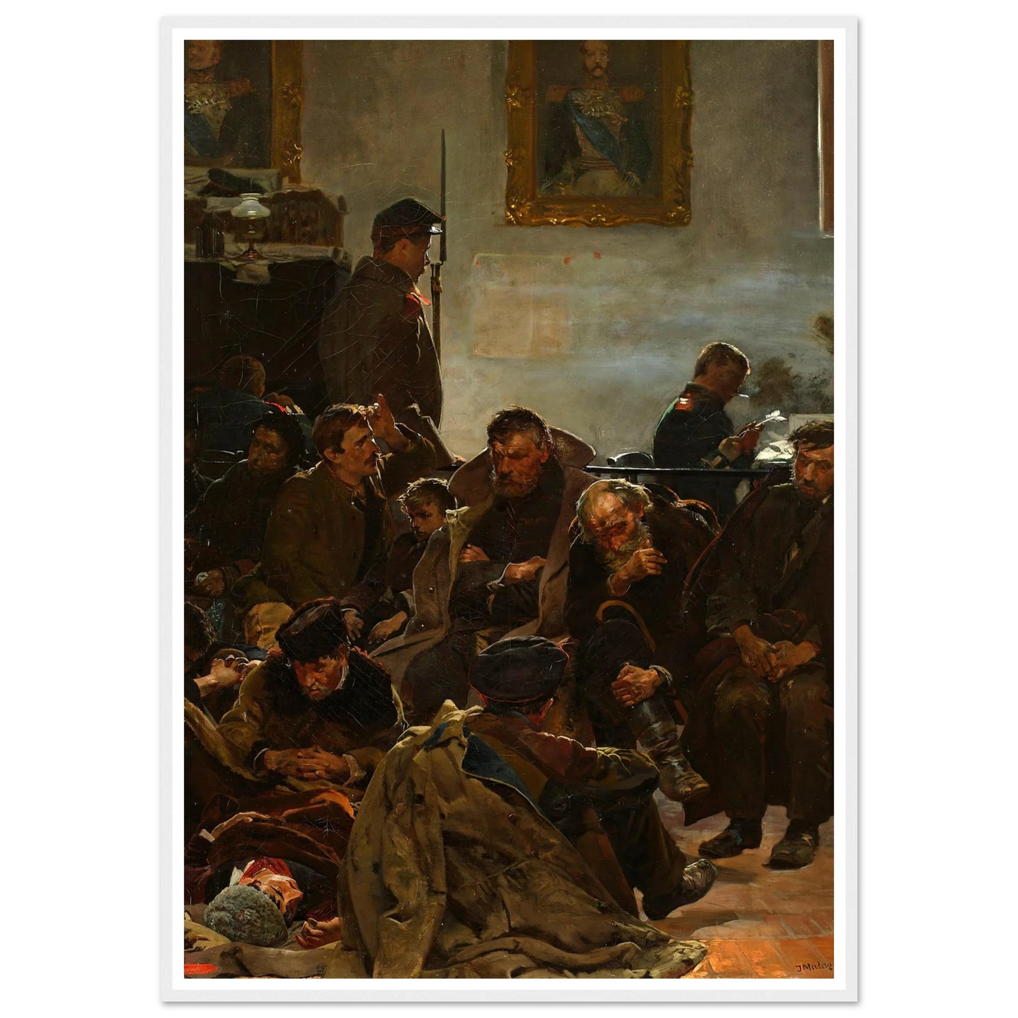 On the way to exile (Convicts on the way to Siberia) (1890) Art Print | Jacek Malczewski-Quipham Collections