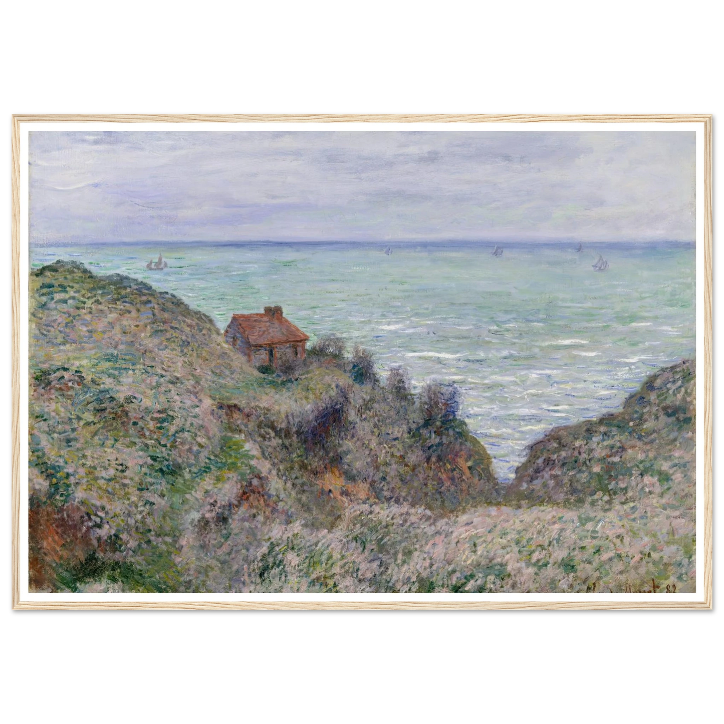 Cabin of the Customs Watch (1882) Art Print | Claude Monet-Quipham Collections