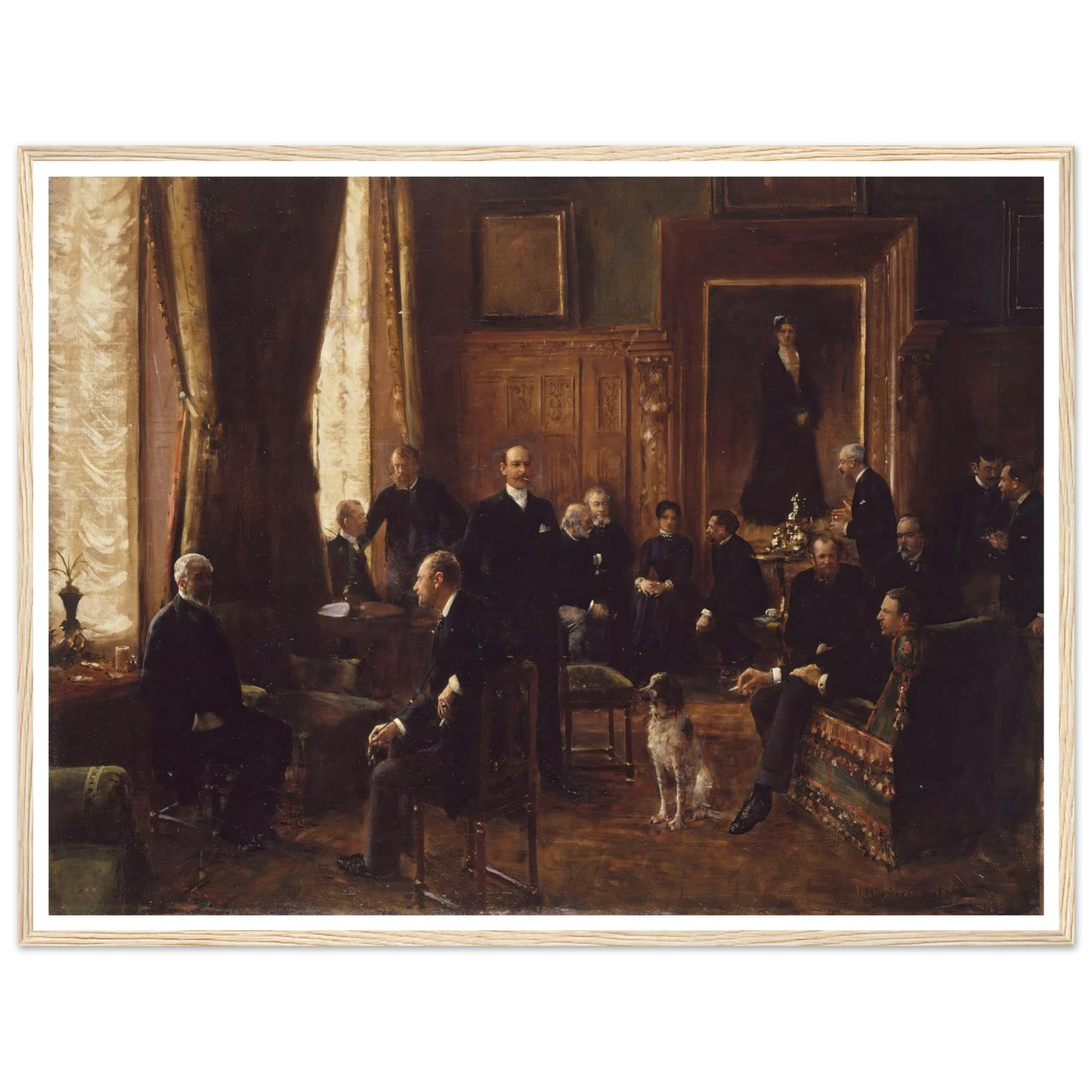 Le salon de la comtesse Potocka (1887) Art Print | Jean Beraud-Quipham Collections