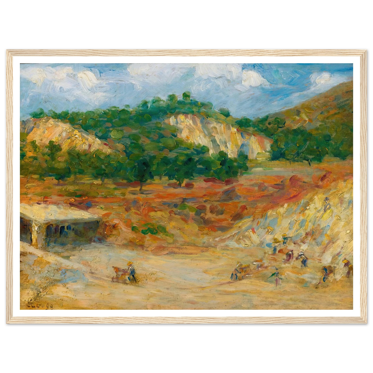 La Carrière (1899) Art Print | Maximilien Luce-Quipham Collections