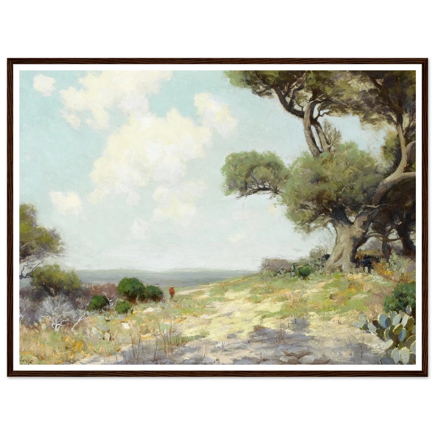 In the Hills — Southwest Texas (1912) Art Print | Julian Onderdonk-Quipham Collections