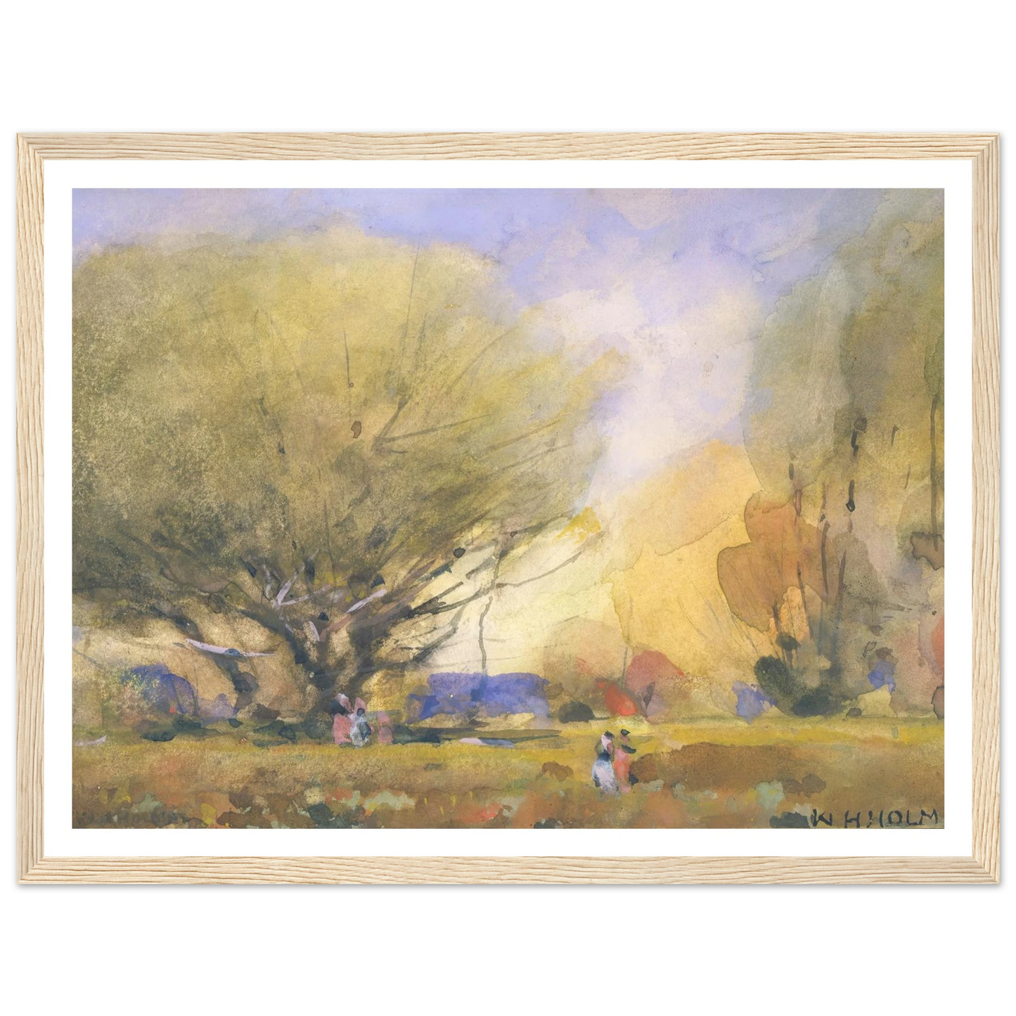 Summer Scene (ca. 1920) Art Print | William Henry Holmes-Quipham Collections