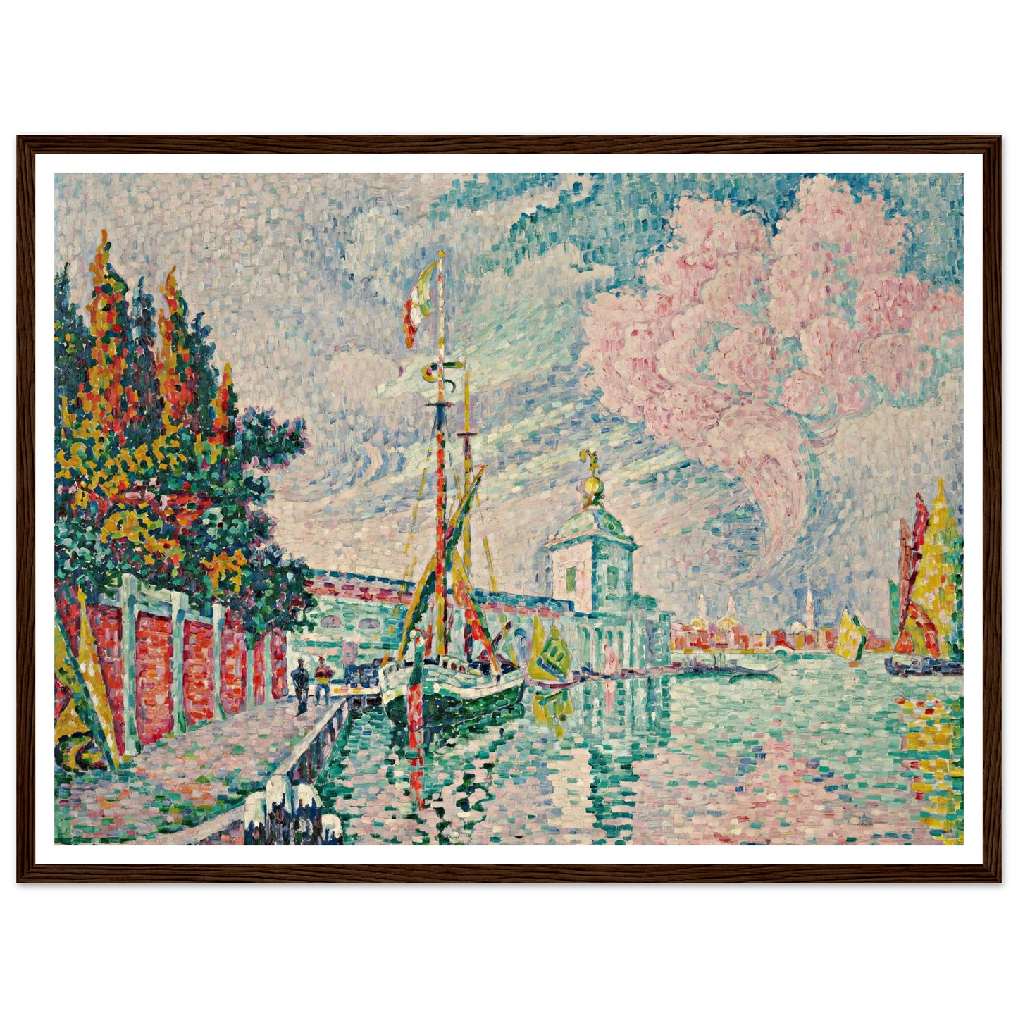 La Dogana, Venise (1923) Art Print | Paul Signac-Quipham Collections