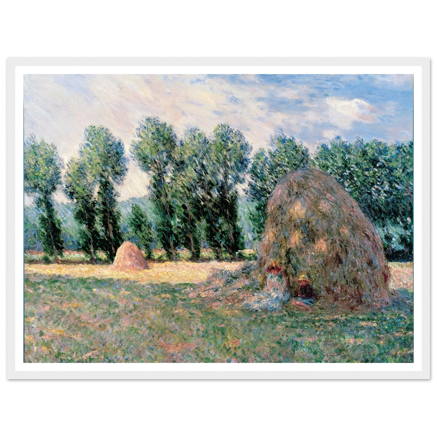 Haystacks (1885) Art Print | Claude Monet-Quipham Collections