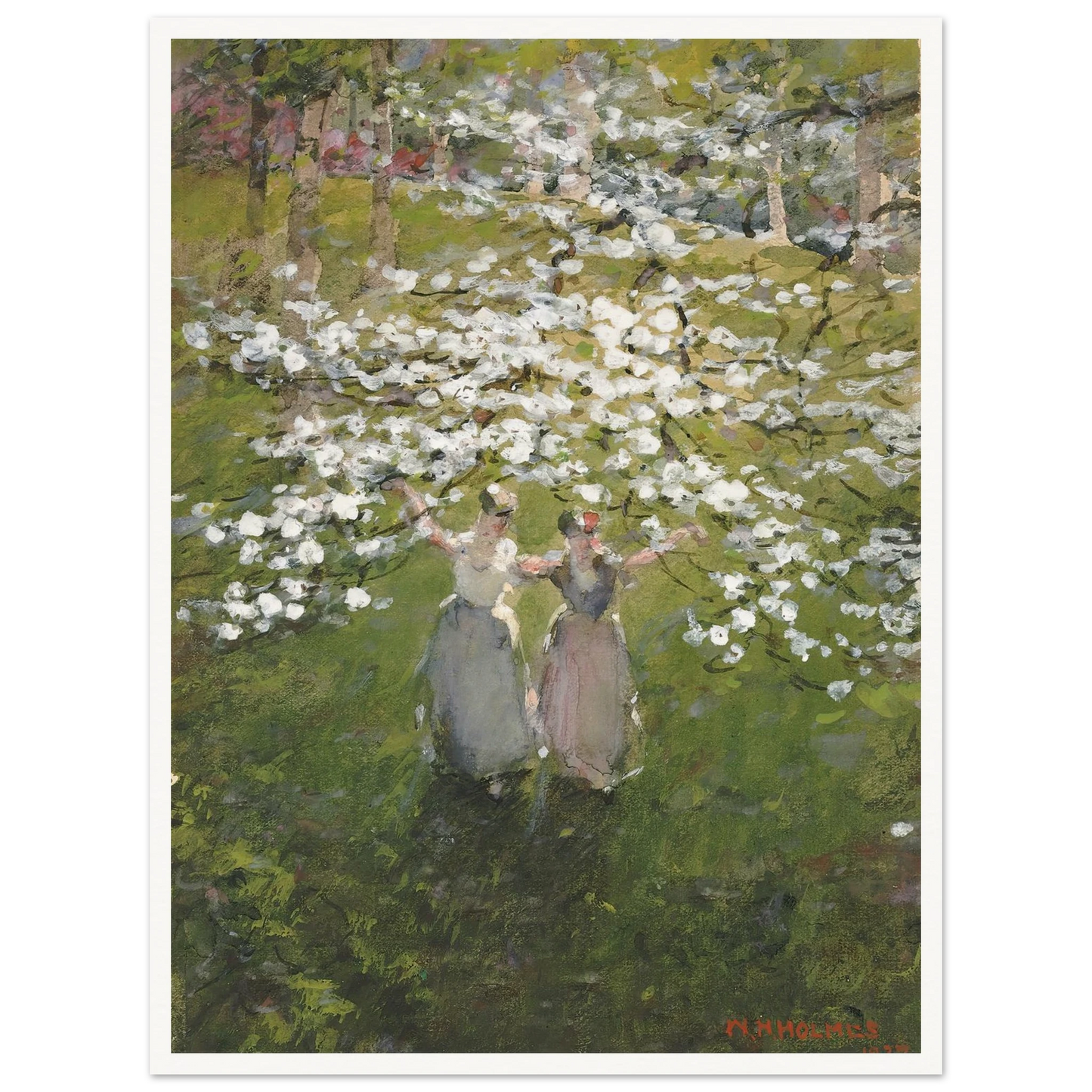 Blossoms (1927) Art Print | William Henry Holmes-Quipham Collections