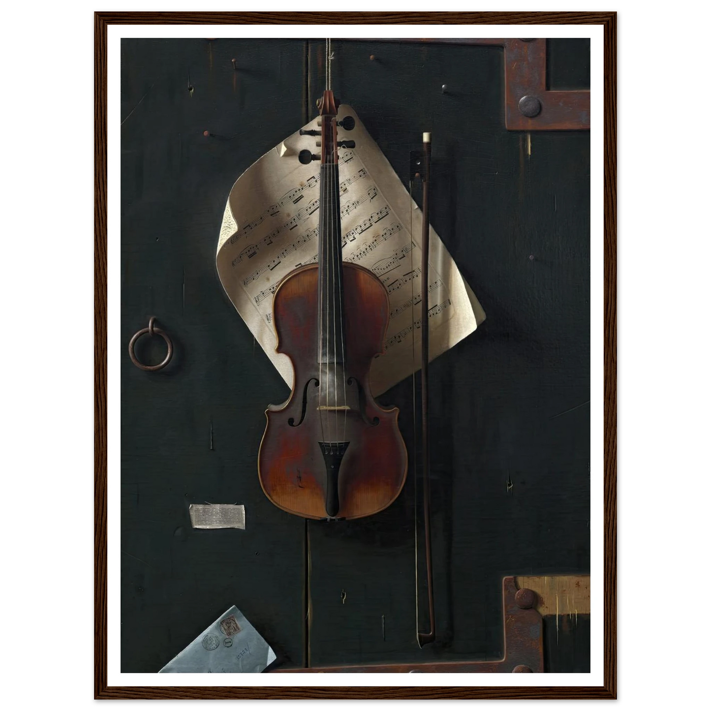The Old Violin (1886) Art Print | William Michael Harnett-Quipham Collections