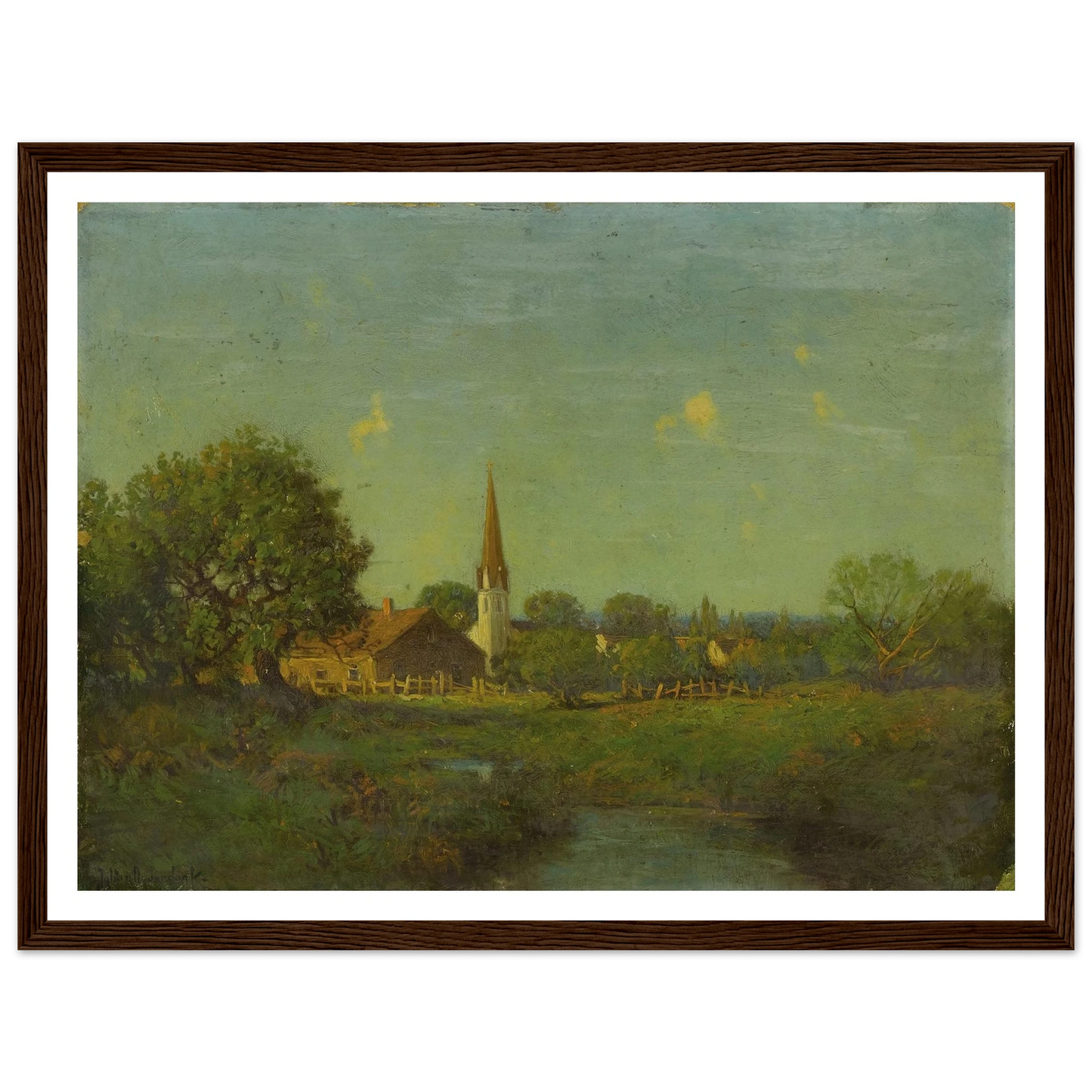 Untitled Pioneer Church Art Print | Julian Onderdonk-Quipham Collections
