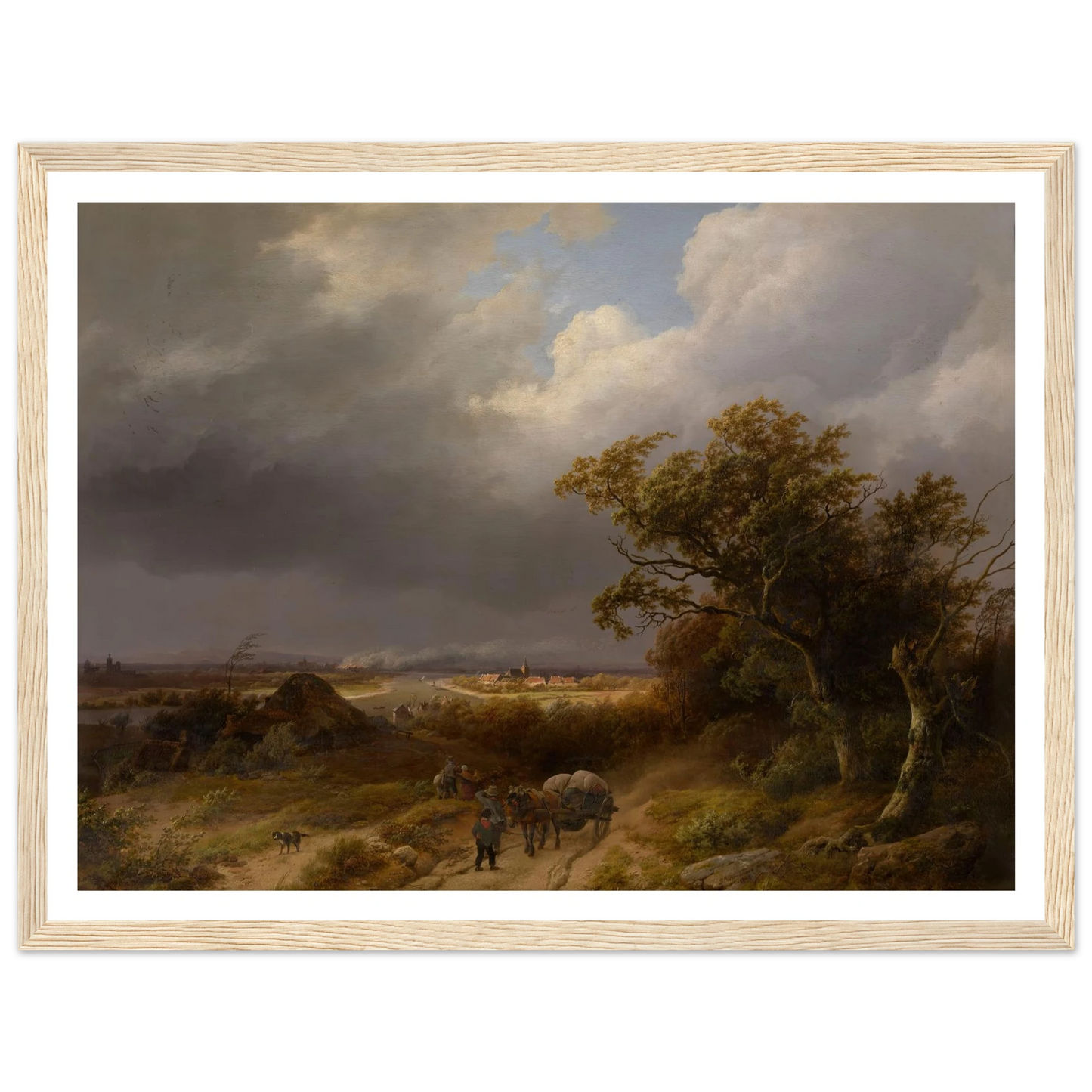 Landscape near Cleves (1846) Art Print | Barend Cornelis Koekkoek-Quipham Collections