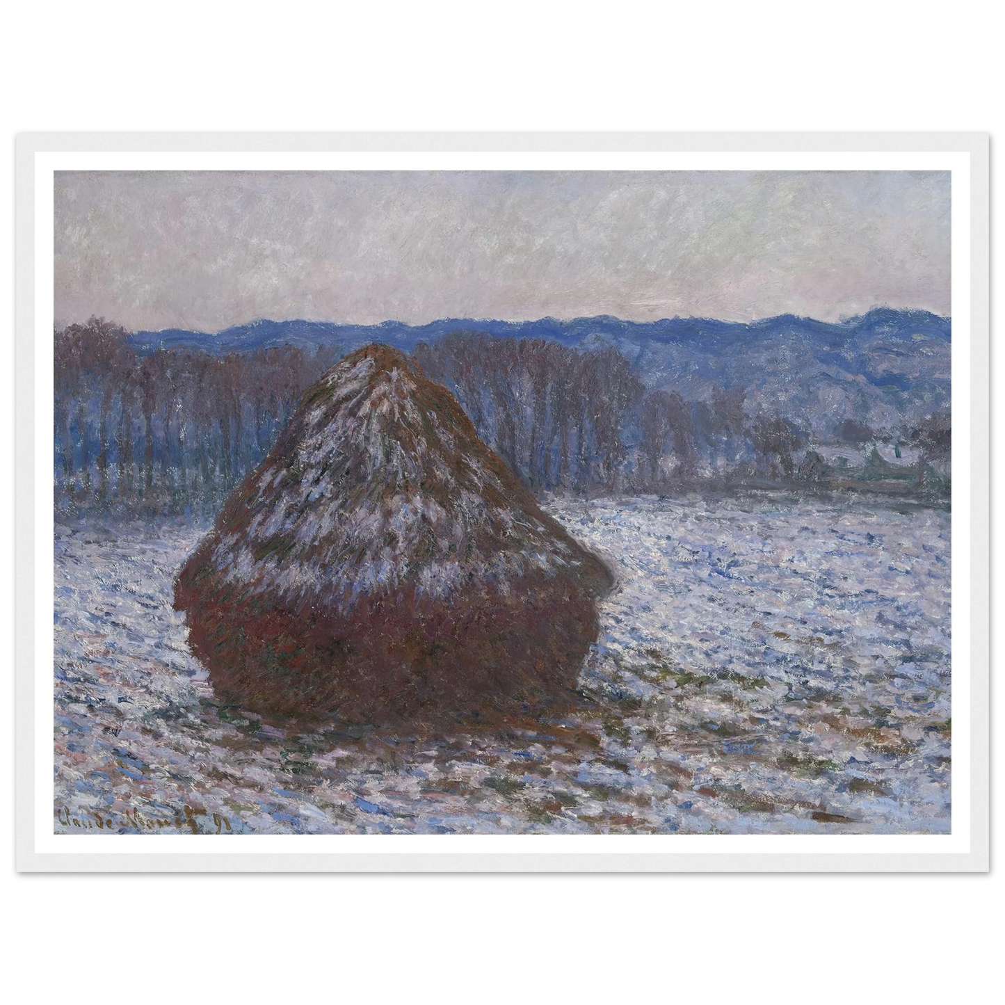 Stack of Wheat (1890) Art Print | Claude Monet-Quipham Collections