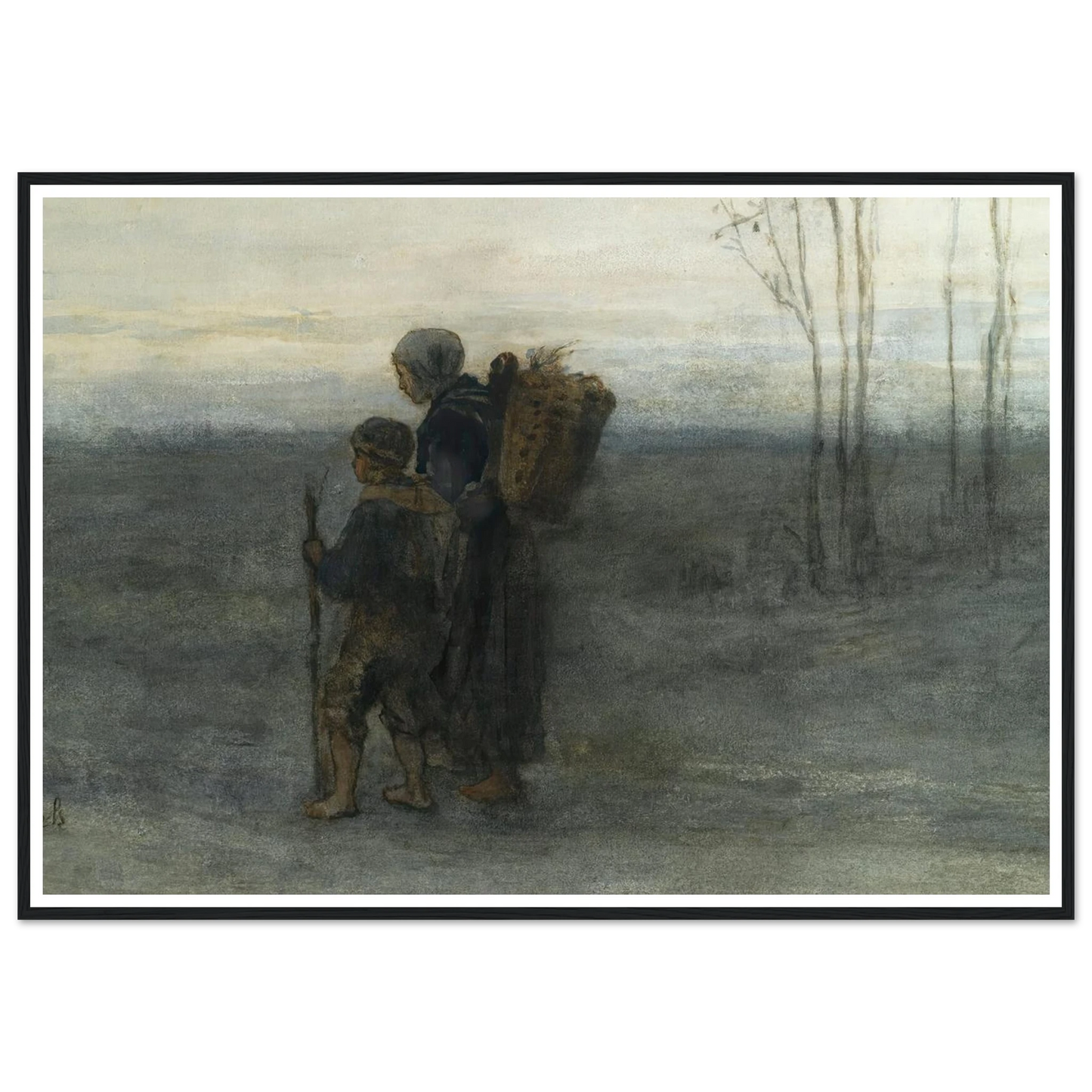 Homeward bound Art Print | Jozef Israels-Quipham Collections
