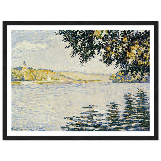 View of the Seine at Herblay (1889) Art Print | Paul Signac-Quipham Collections