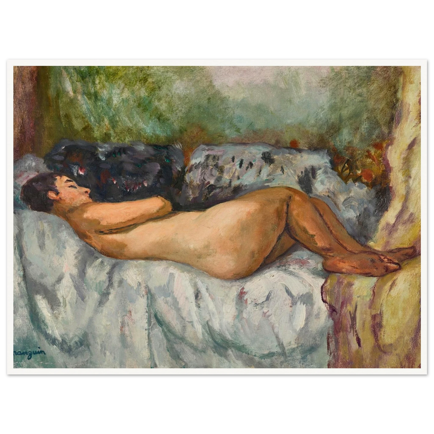 Jeanne; Nu allongé (1931) Art Print | Henri Manguin-Quipham Collections