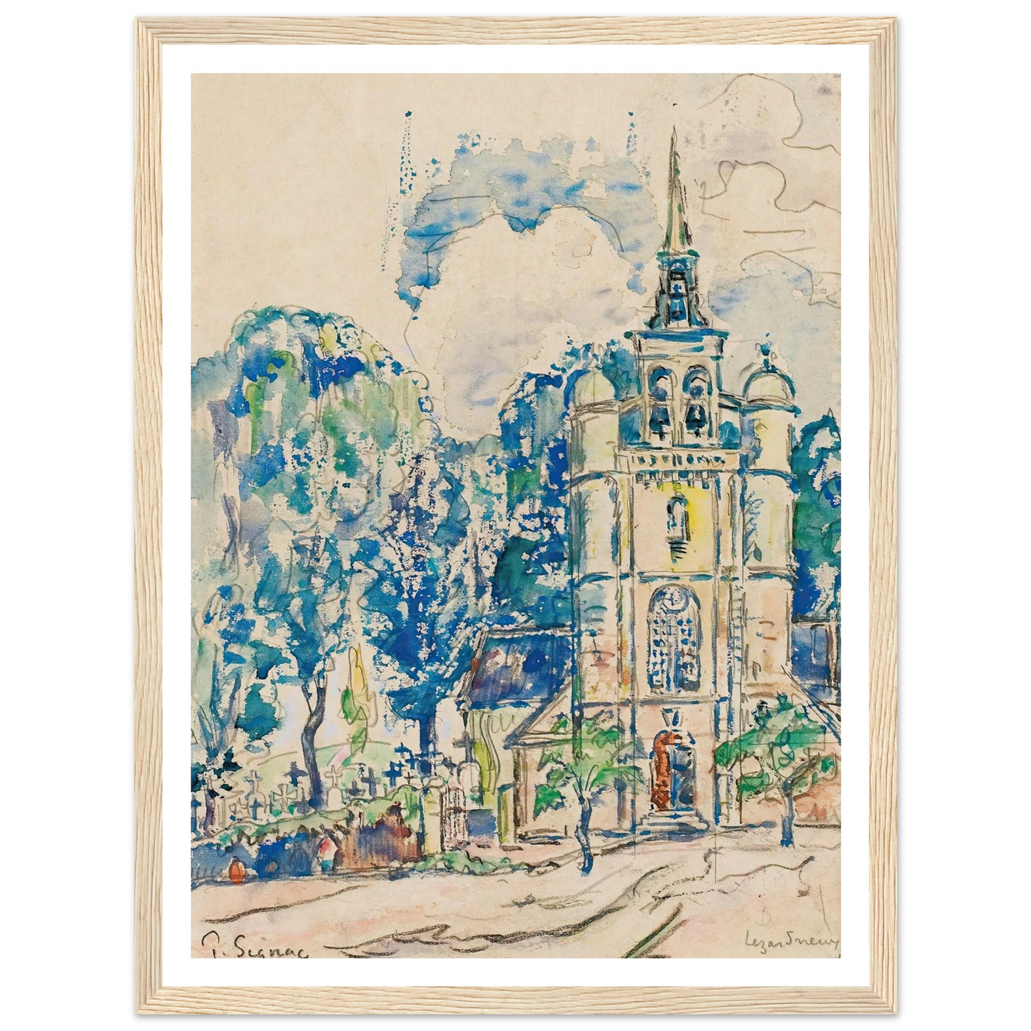 Lezardieux Art Print | Paul Signac-Quipham Collections