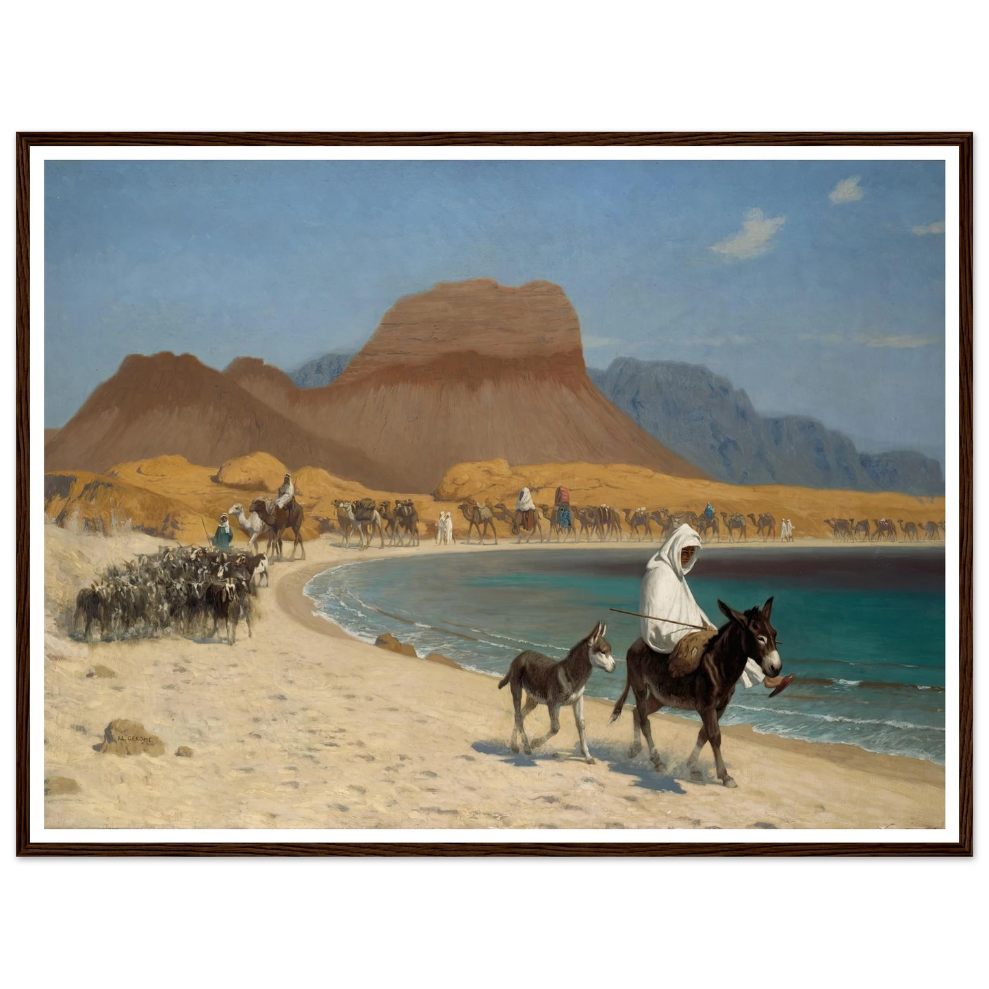 The Gulf of Aqaba (circa 1897) Art Print | Jean Leon Gerome-Quipham Collections