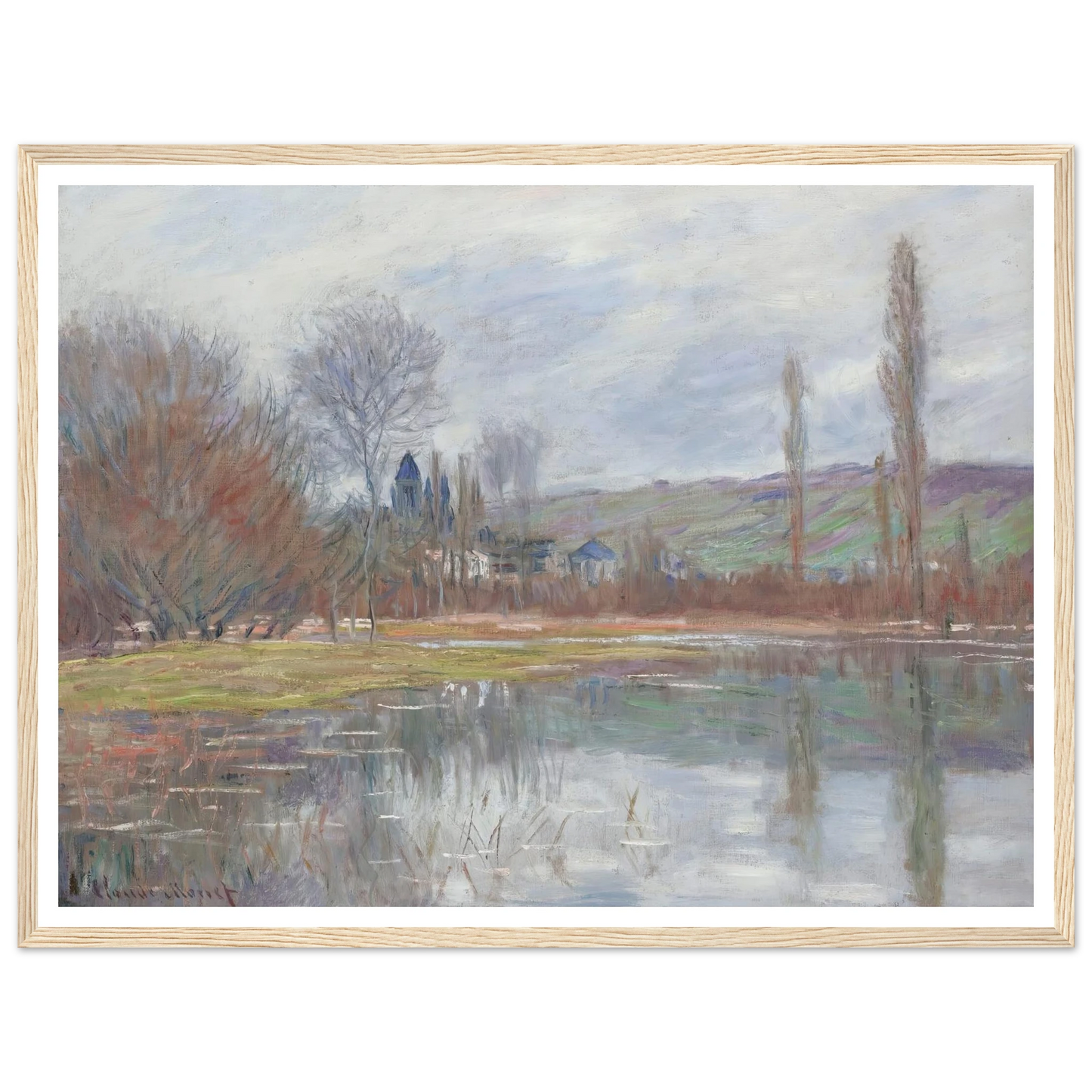 Printemps À Vétheuil (1881) Art Print | Claude Monet-Quipham Collections