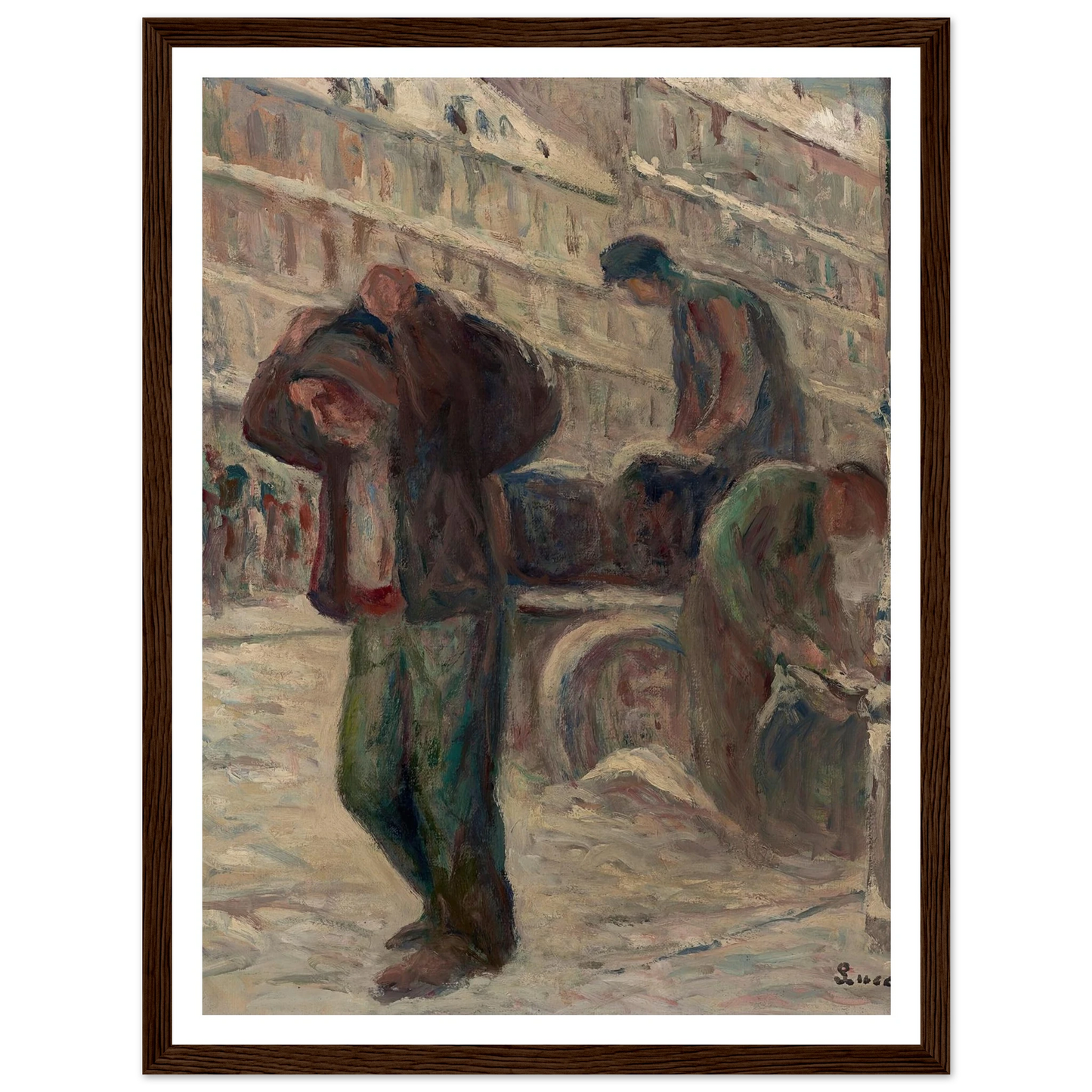 Le Bougnat (1937) Art Print | Maximilien Luce-Quipham Collections