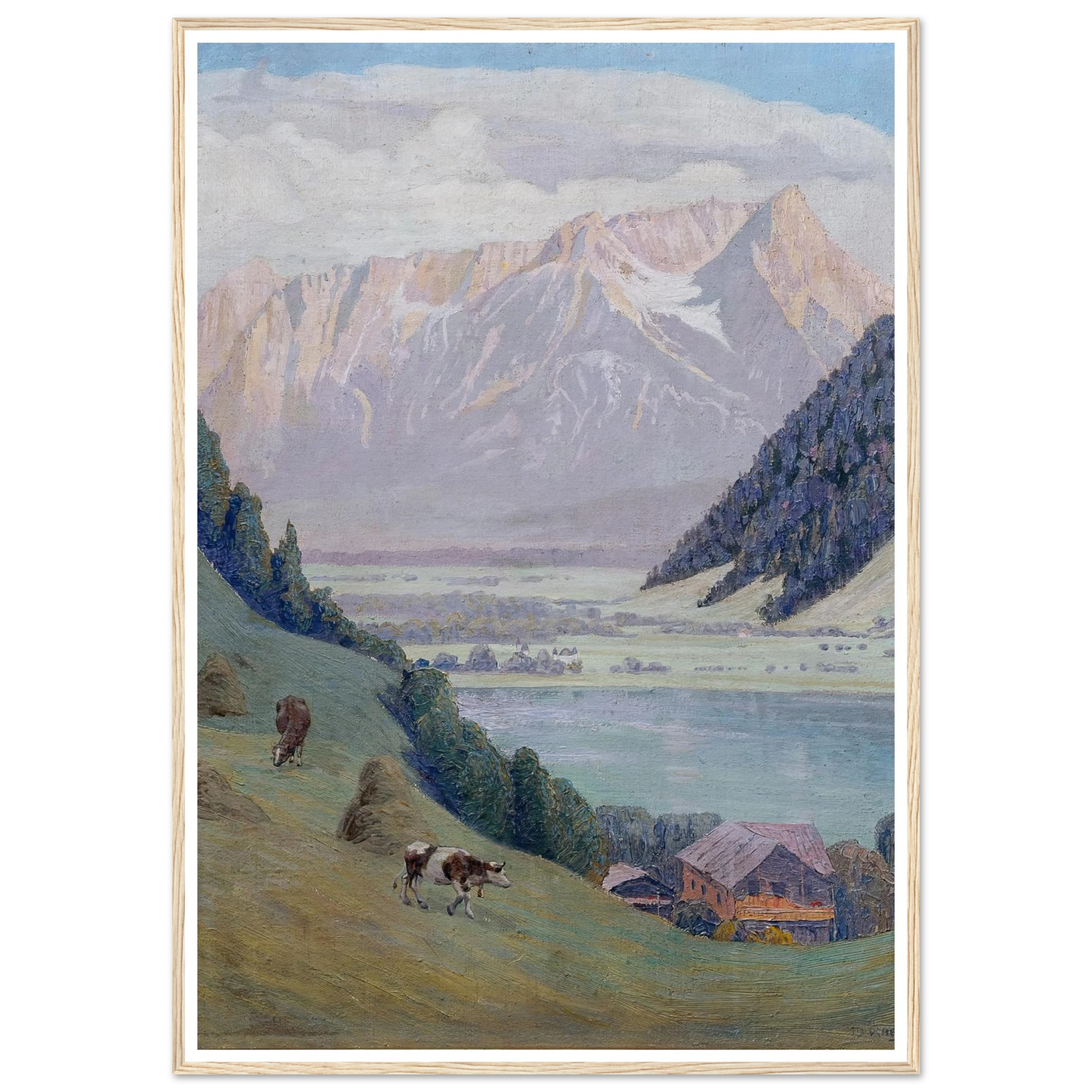 Bergsee (1911) Art Print | Max Kahrer-Quipham Collections