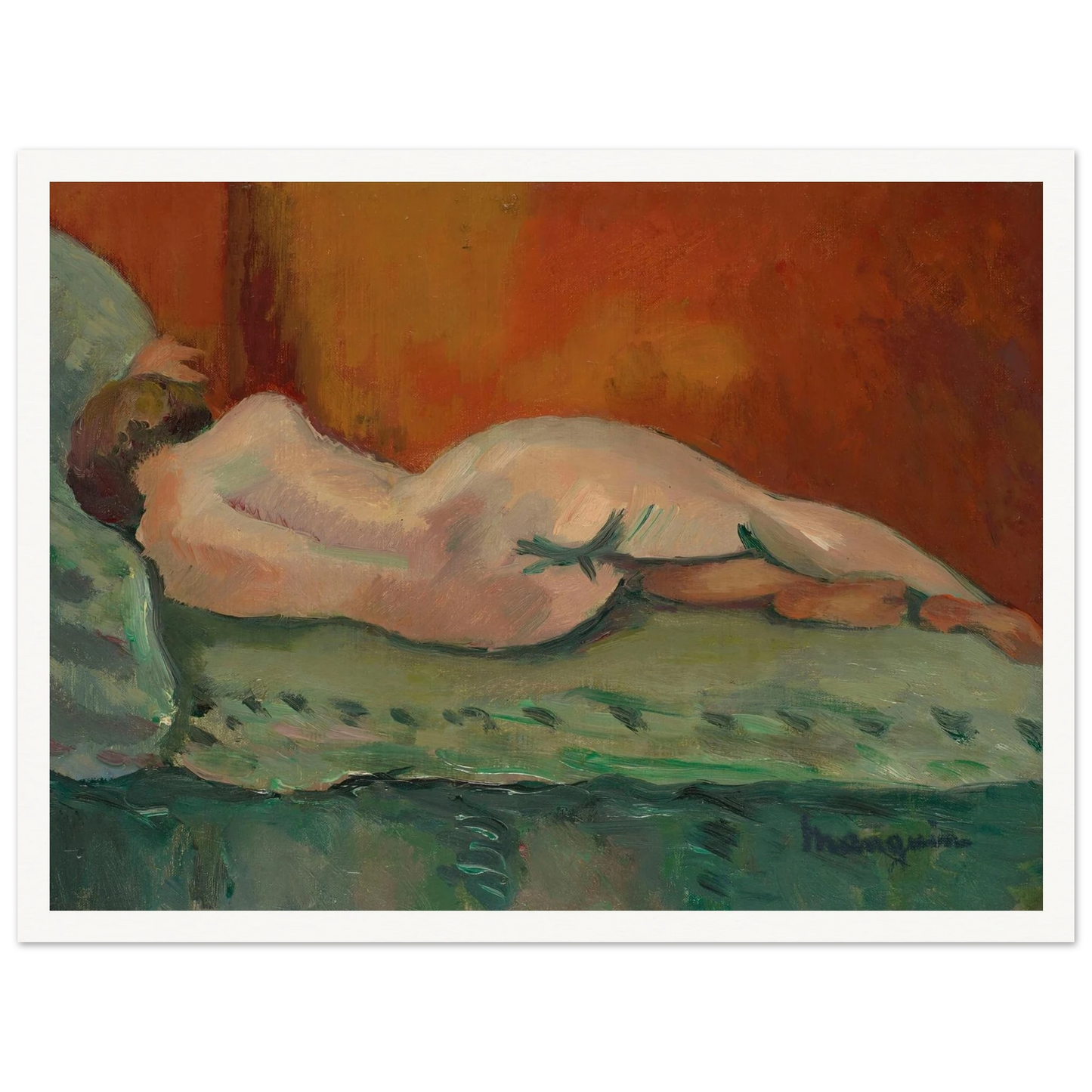 Nu couché de dos (1903) Art Print | Henri Manguin-Quipham Collections