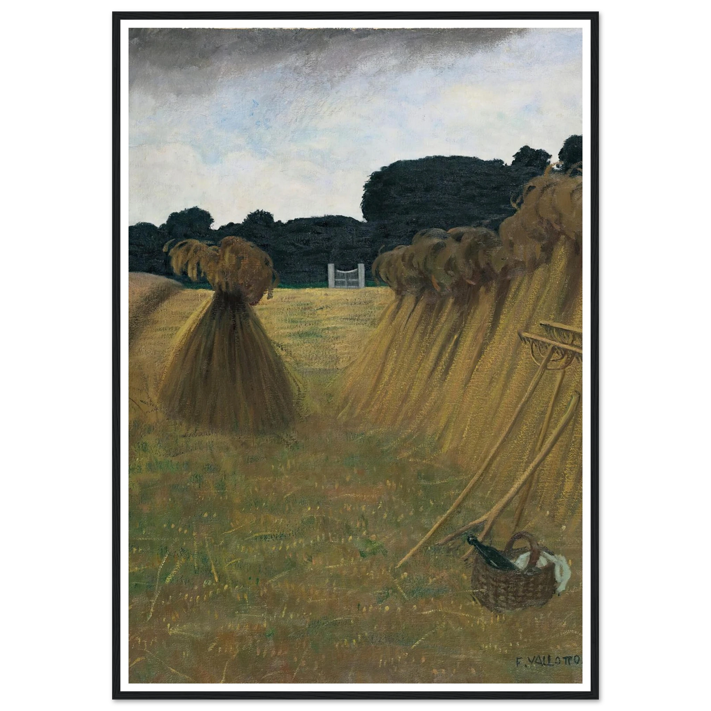 The Sheaves (1914) Art Print | Felix Vallotton-Quipham Collections