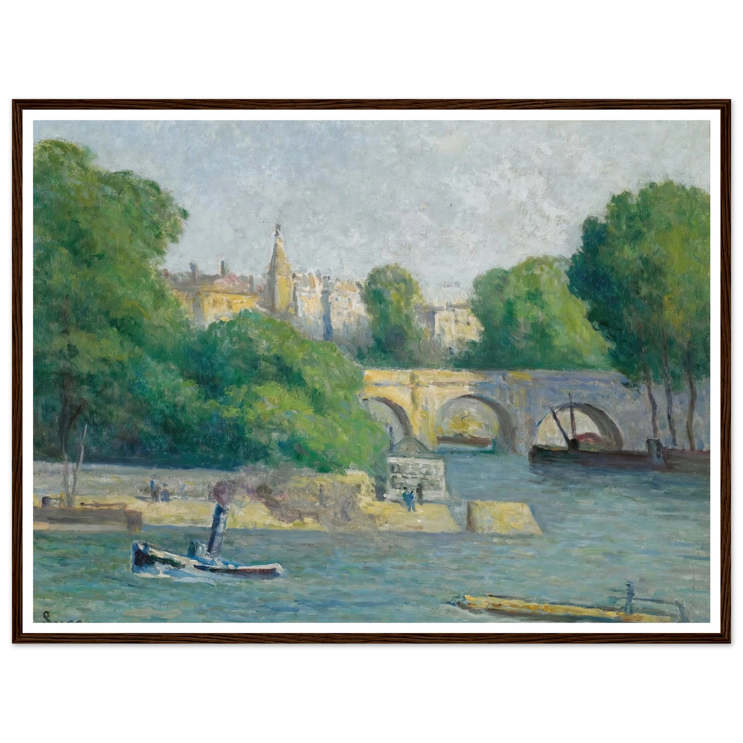 Le Vert Gallant (1926) Art Print | Maximilien Luce-Quipham Collections