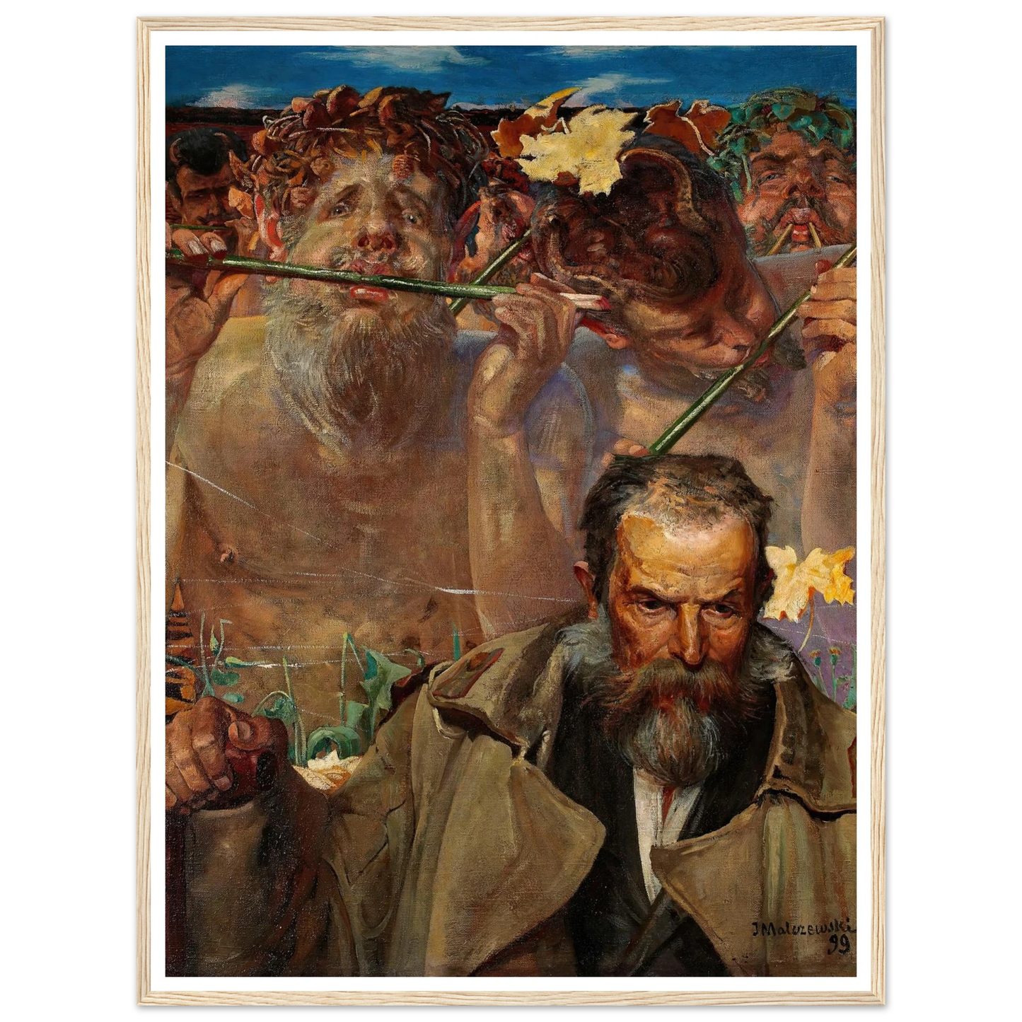 Story of a Song – Portrait of Adam Asnyk (1899) Art Print | Jacek Malczewski-Quipham Collections