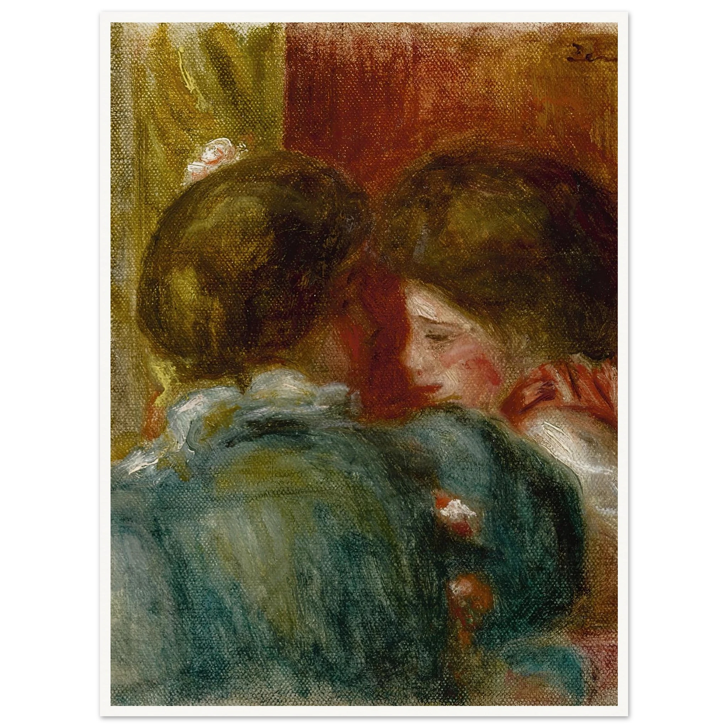 Deux femmes (circa 1903) Art Print | Pierre Auguste Renoir-Quipham Collections