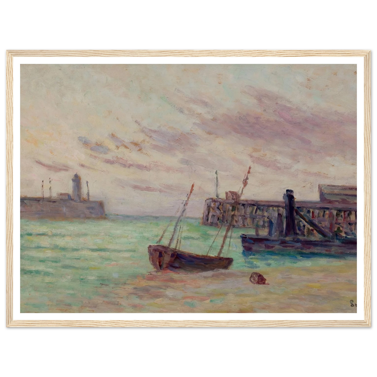 Le Entrée du Port Art Print | Maximilien Luce-Quipham Collections
