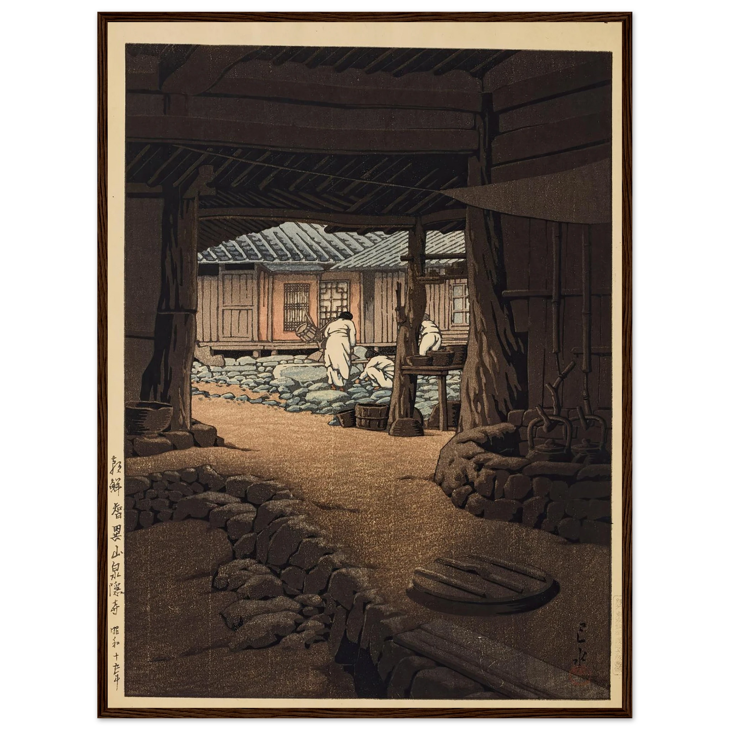 Chosen Chiizan Sen’in-ji (The Cheoneunsa Temple, Mount Jirisan, Korea) (1940) Art Print | Kawase Hasui-Quipham Collections