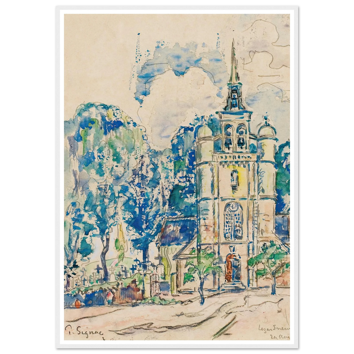 Lezardieux Art Print | Paul Signac-Quipham Collections