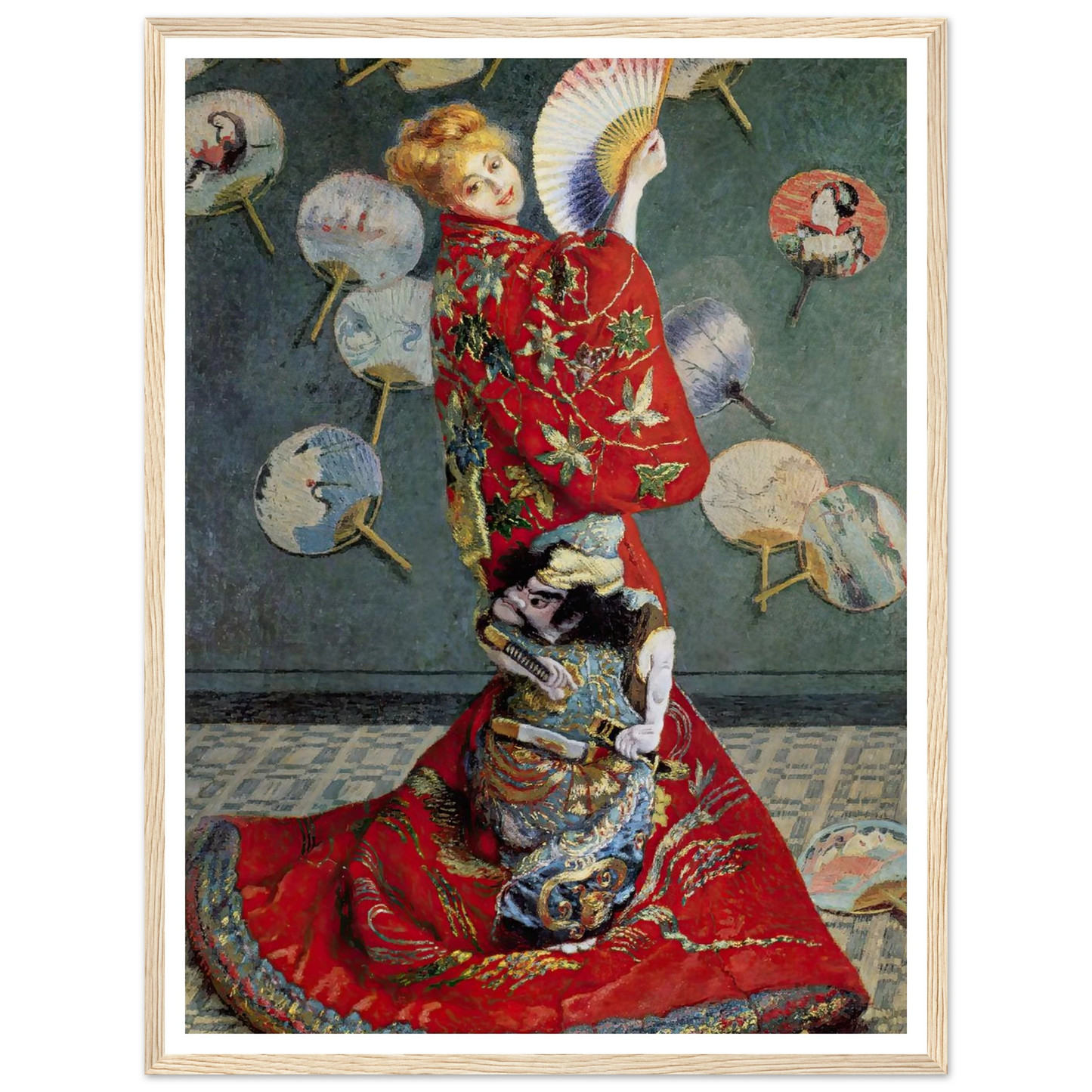 Camille Monet In Japanese Costume (1876) Art Print | Claude Monet-Quipham Collections