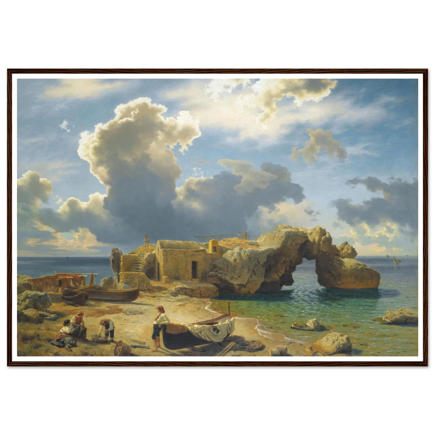 Capri ( 1864) Art Print | August Wilhelm Leu-Quipham Collections