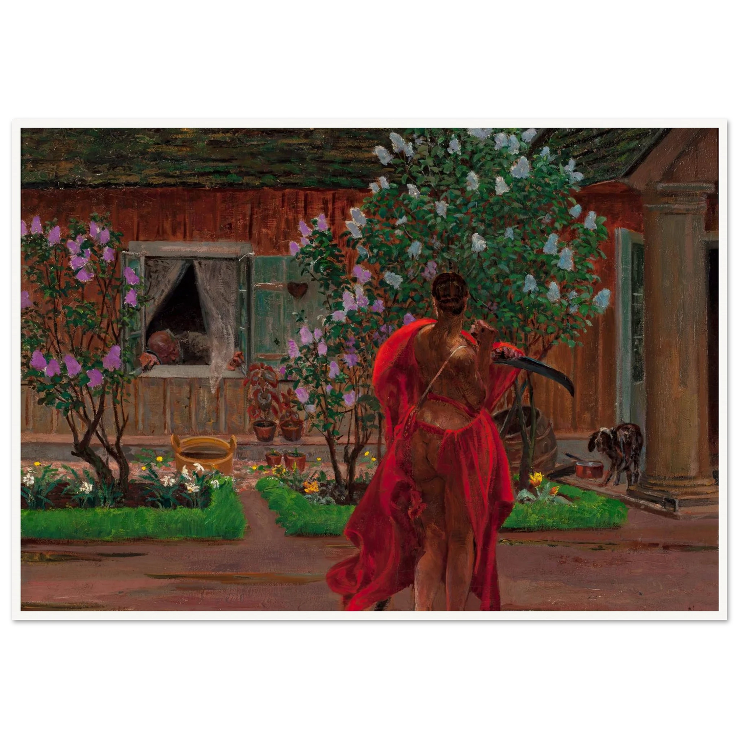 Thanatos (1898-99) Art Print | Jacek Malczewski-Quipham Collections