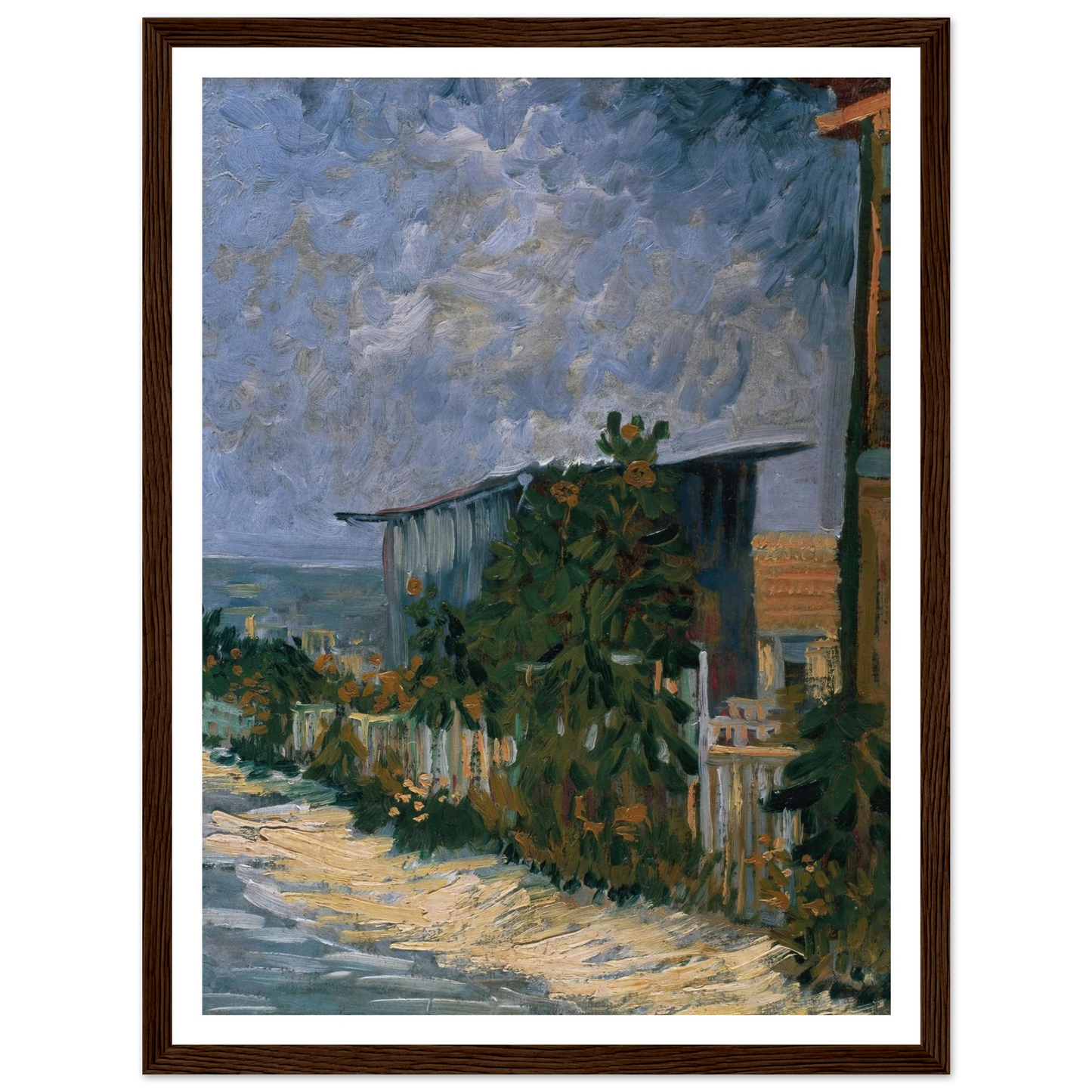 Shelter on Montmartre (1887) Art Print | Vincent van Gogh-Quipham Collections