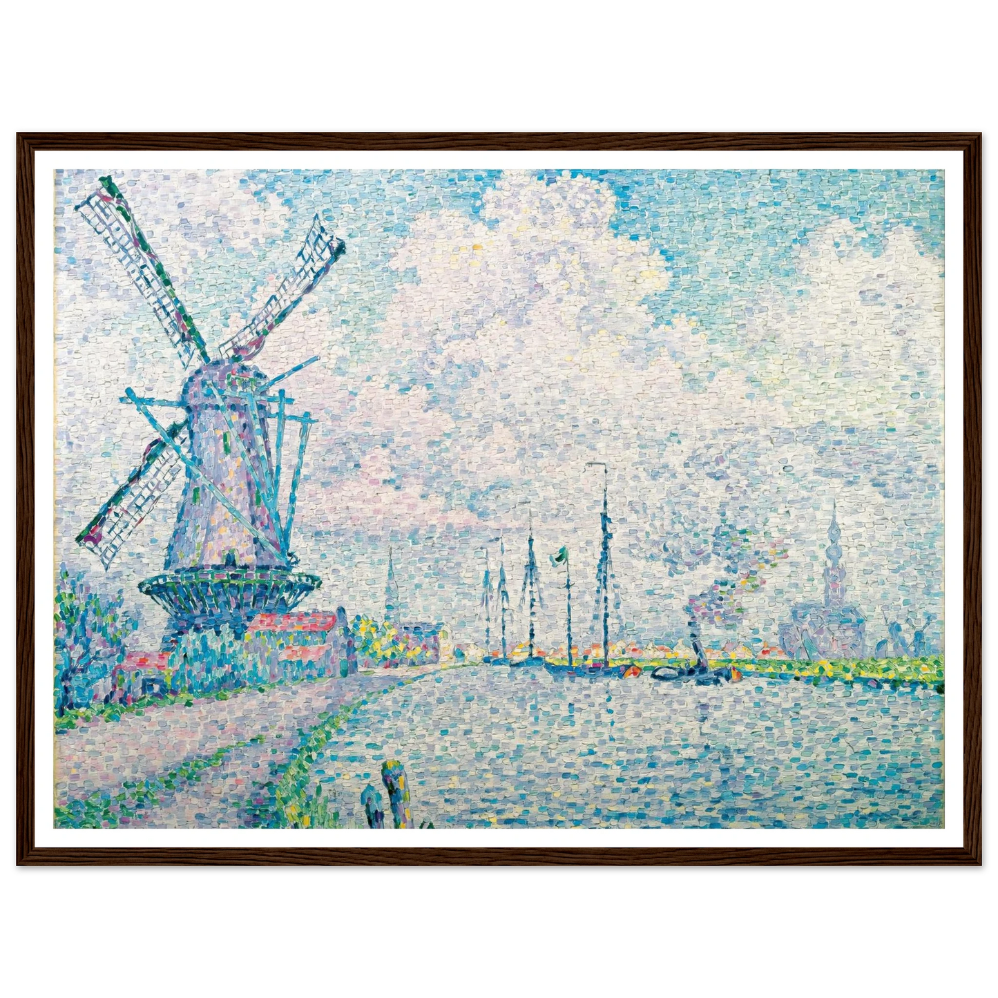 Canal of Overschie Art Print | Paul Signac-Quipham Collections