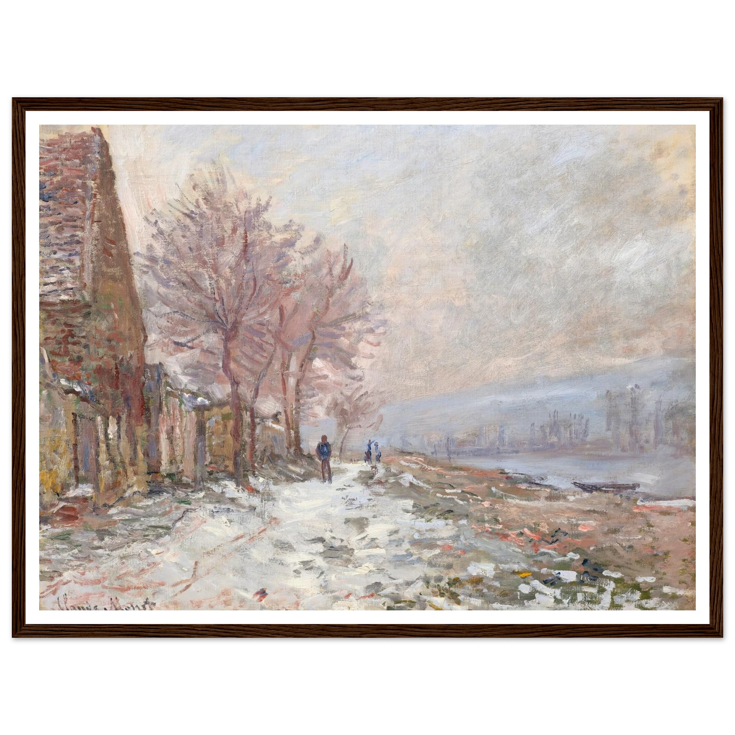 Lavacourt, l’hiver (1879) Art Print | Claude Monet-Quipham Collections