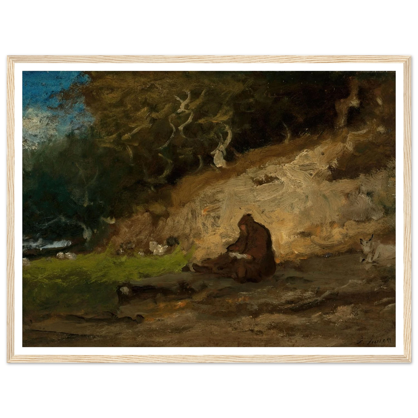 The Hermit (circa 1883-85) Art Print | George Inness-Quipham Collections
