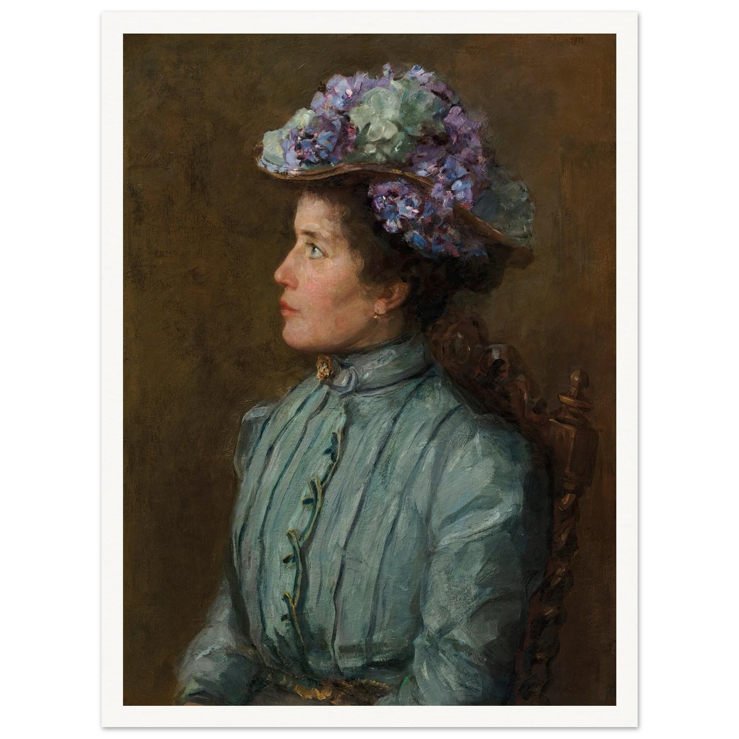 Portret van Elisabeth Sophia Maria (Betsy) Cavalini (1901) Art Print | Piet Mondrian-Quipham Collections