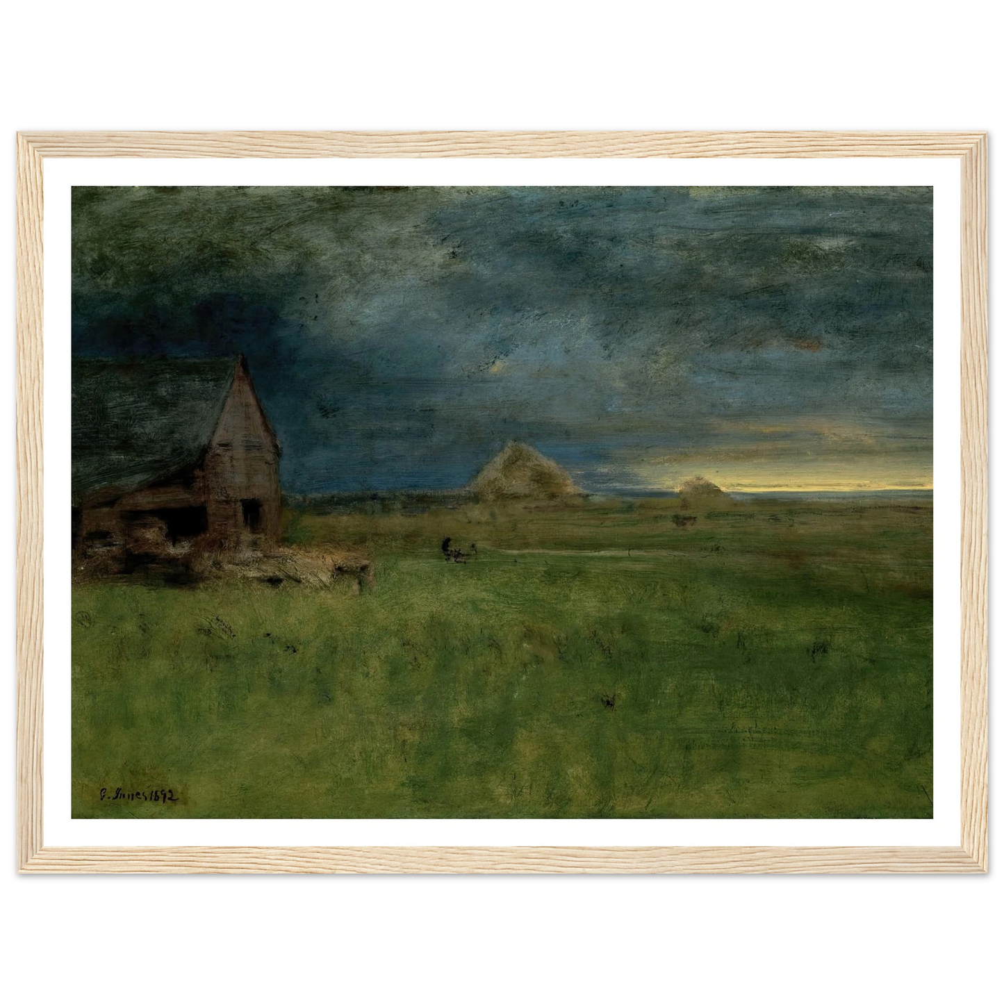 The Lonely Farm, Nantucket (1892) Art Print | George Inness-Quipham Collections