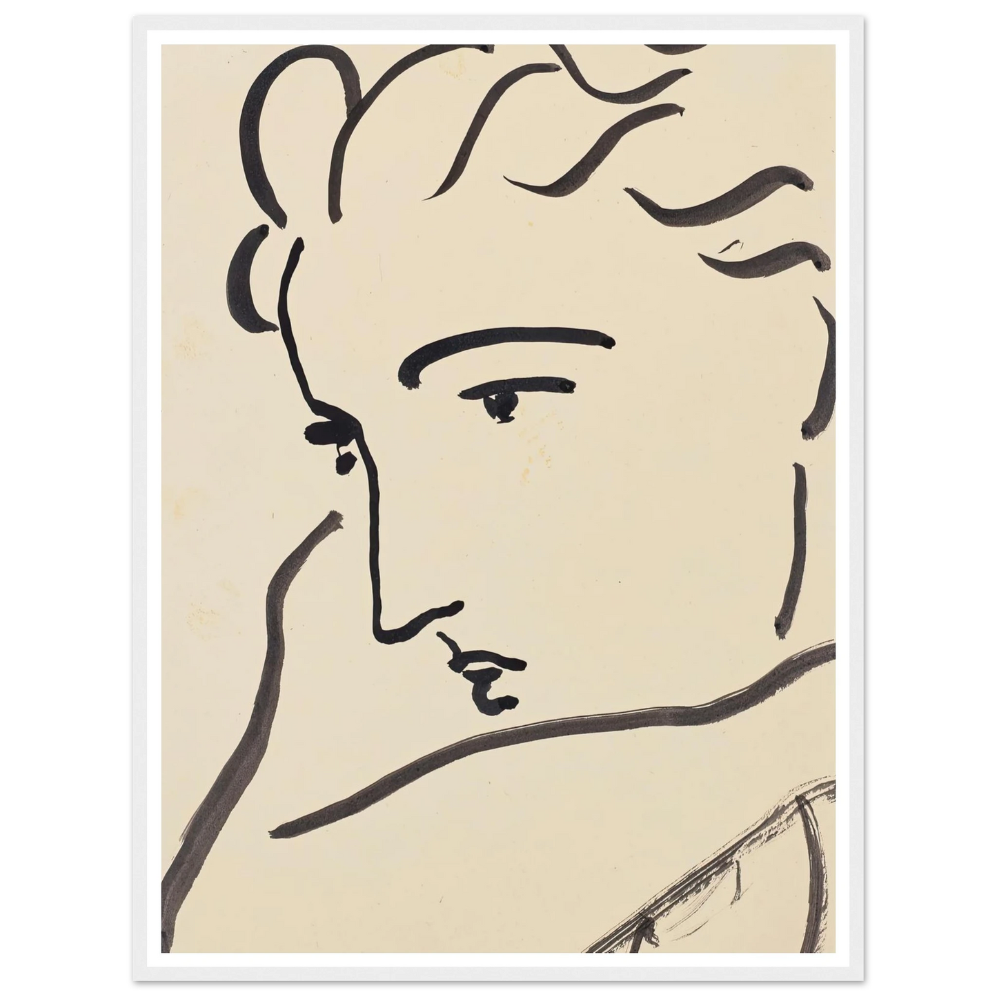 Profil de femme (1946) Art Print | Henri Matisse-Quipham Collections